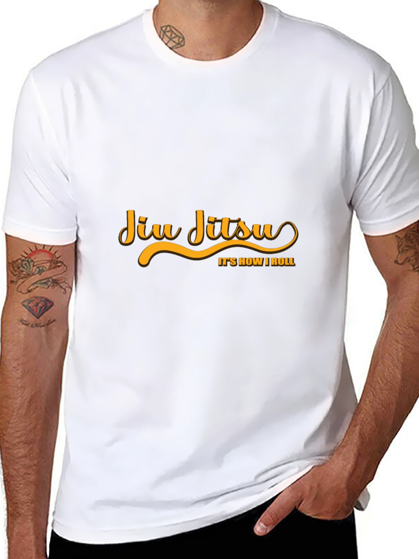 Jiu Jitsu Its How I Roll Black T-Shirt