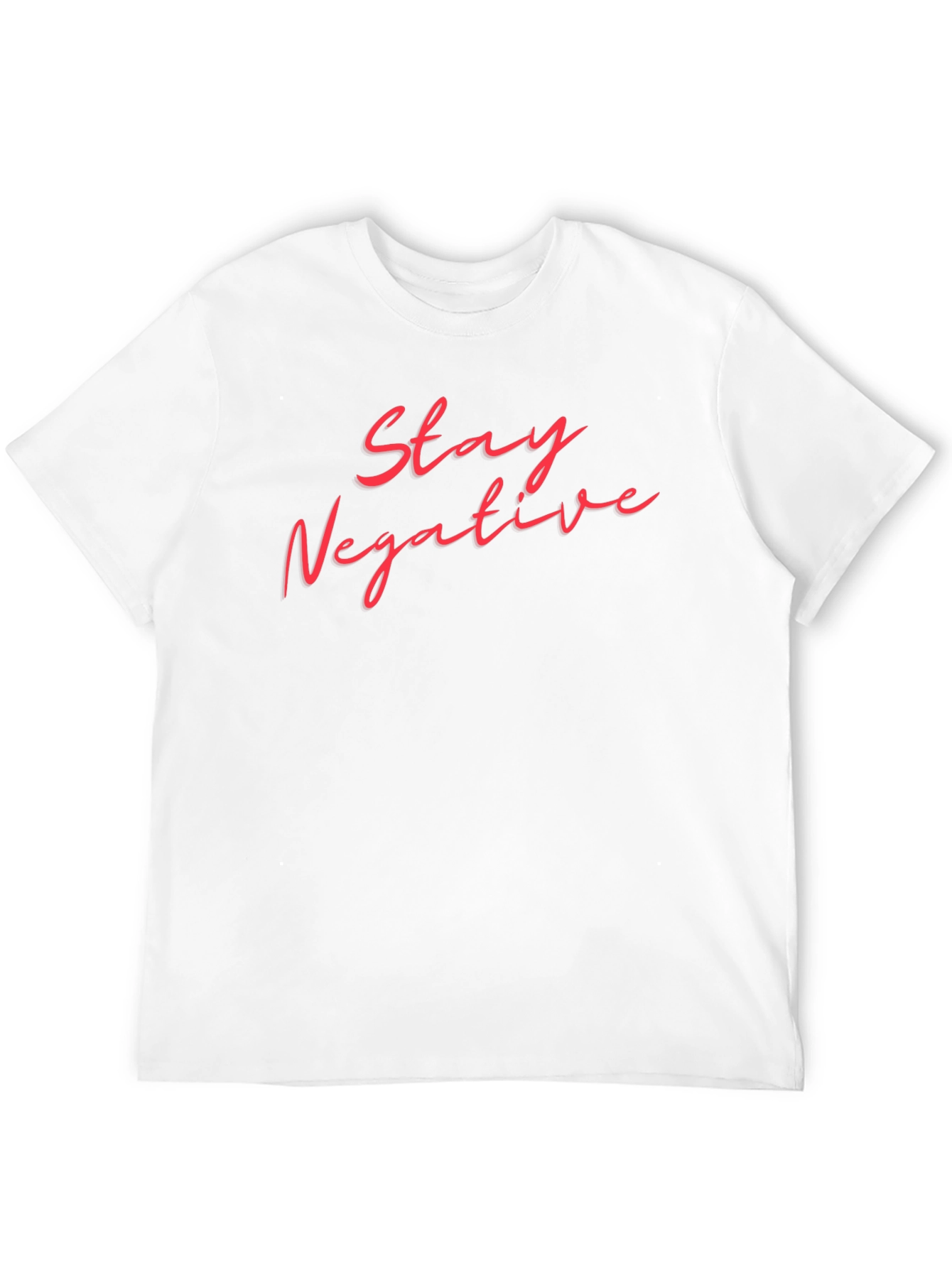 Stay Negative Graphic T-Shirt - Black
