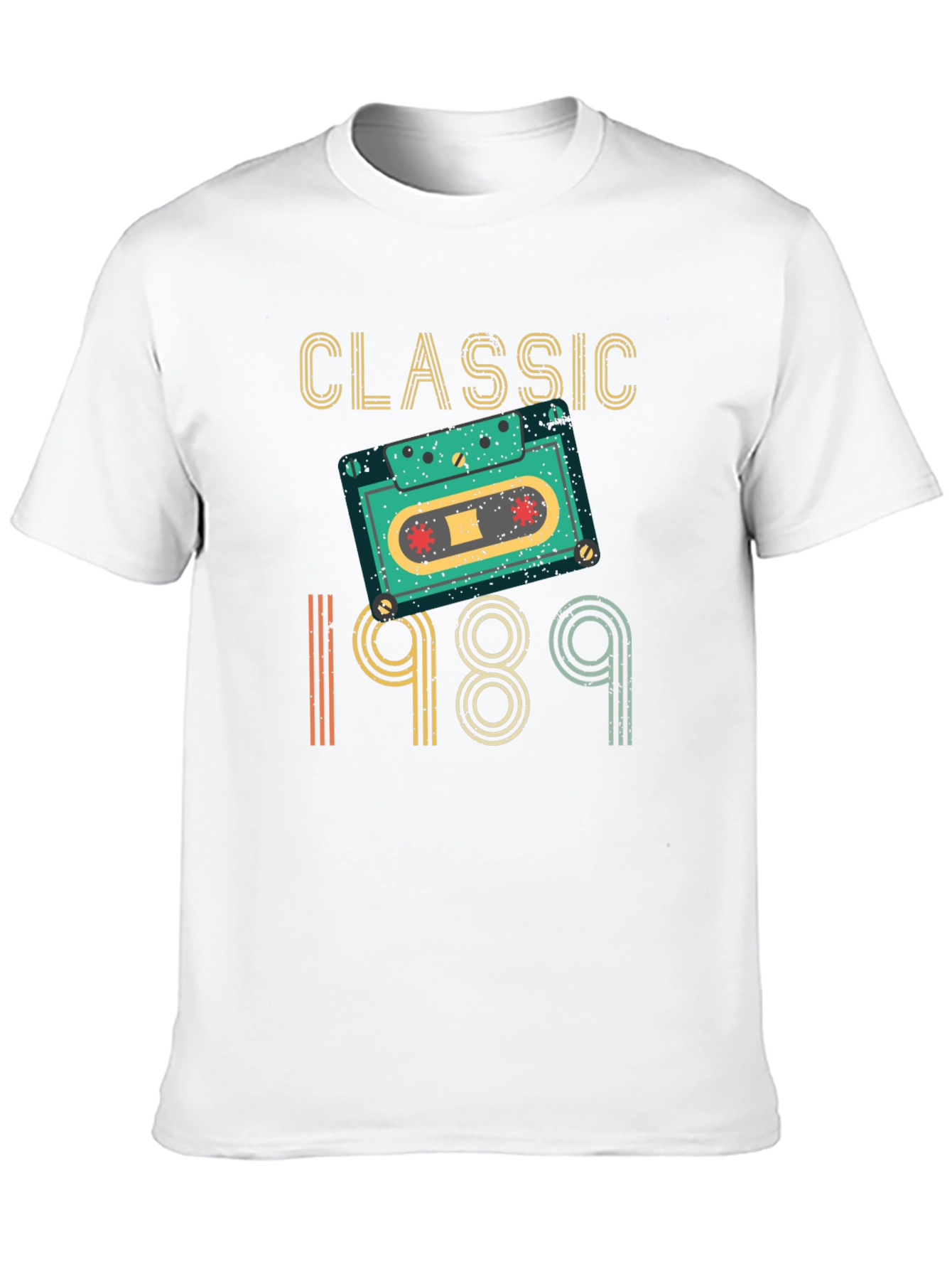Classic 1989 Cassette Tape Graphic T-Shirt