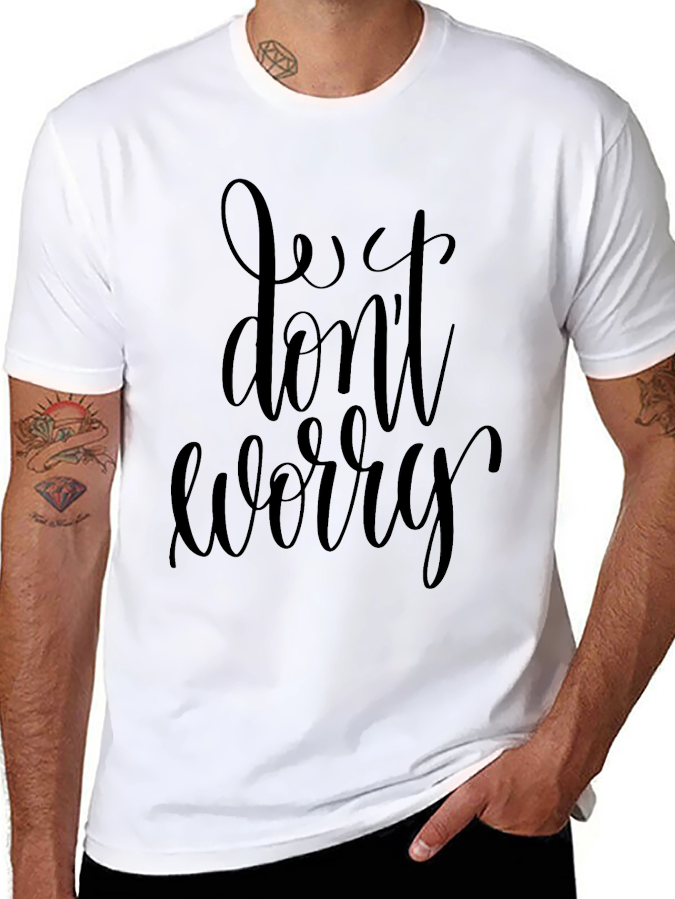 Just Dont Worry Black T-Shirt
