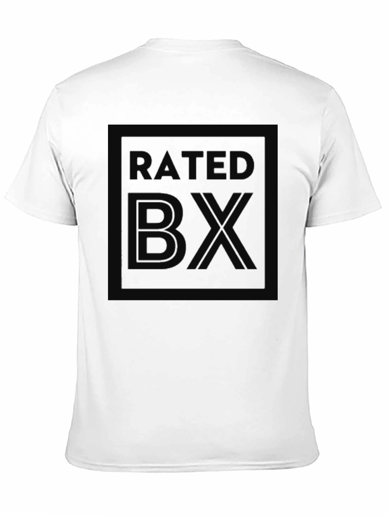Rated BX Graphic Print Black T-Shirt
