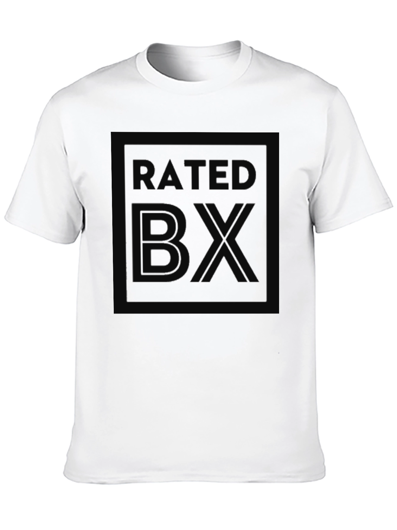 Rated BX Graphic Print Black T-Shirt