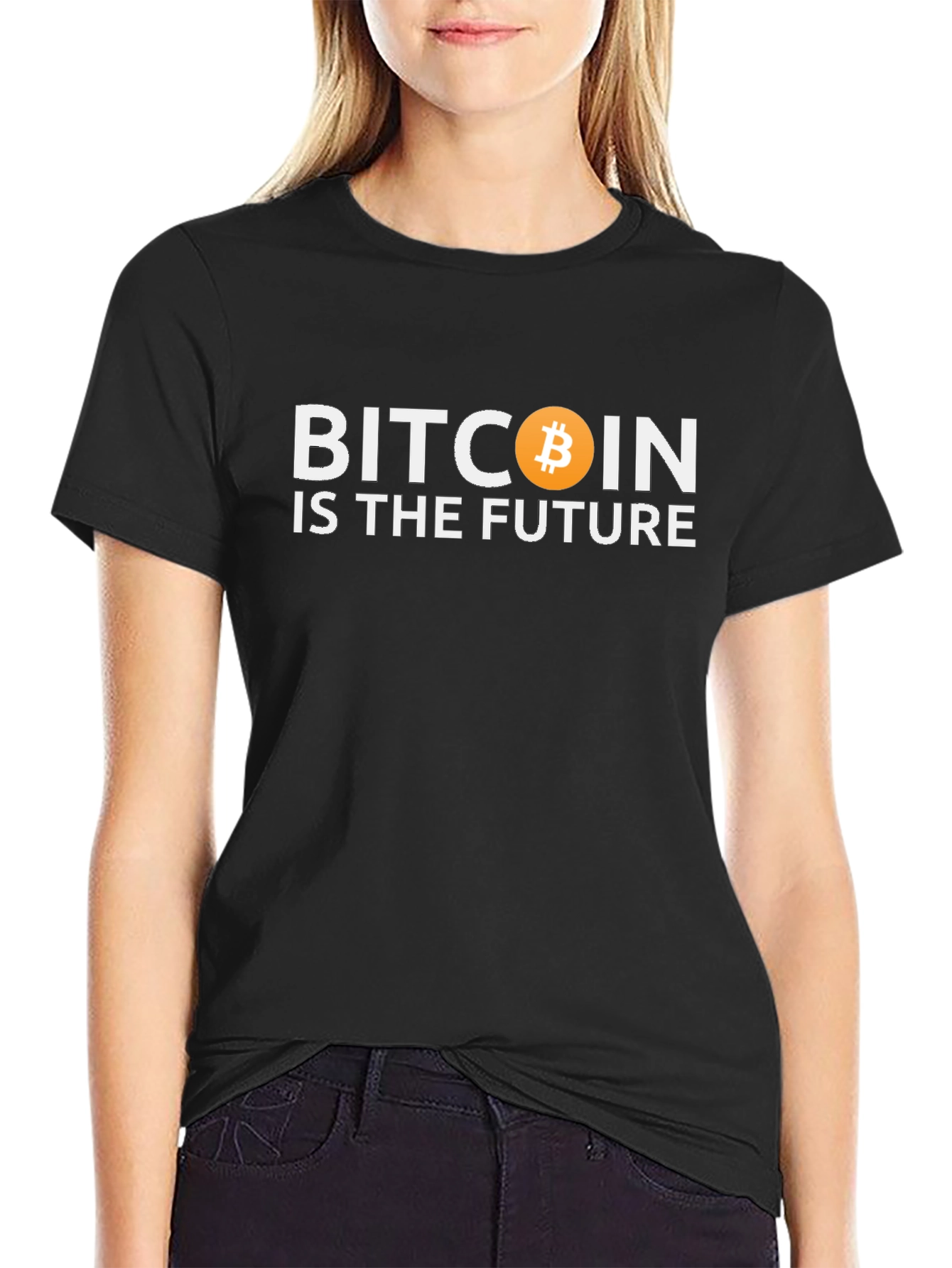 Bitcoin is the Future Black T-Shirt