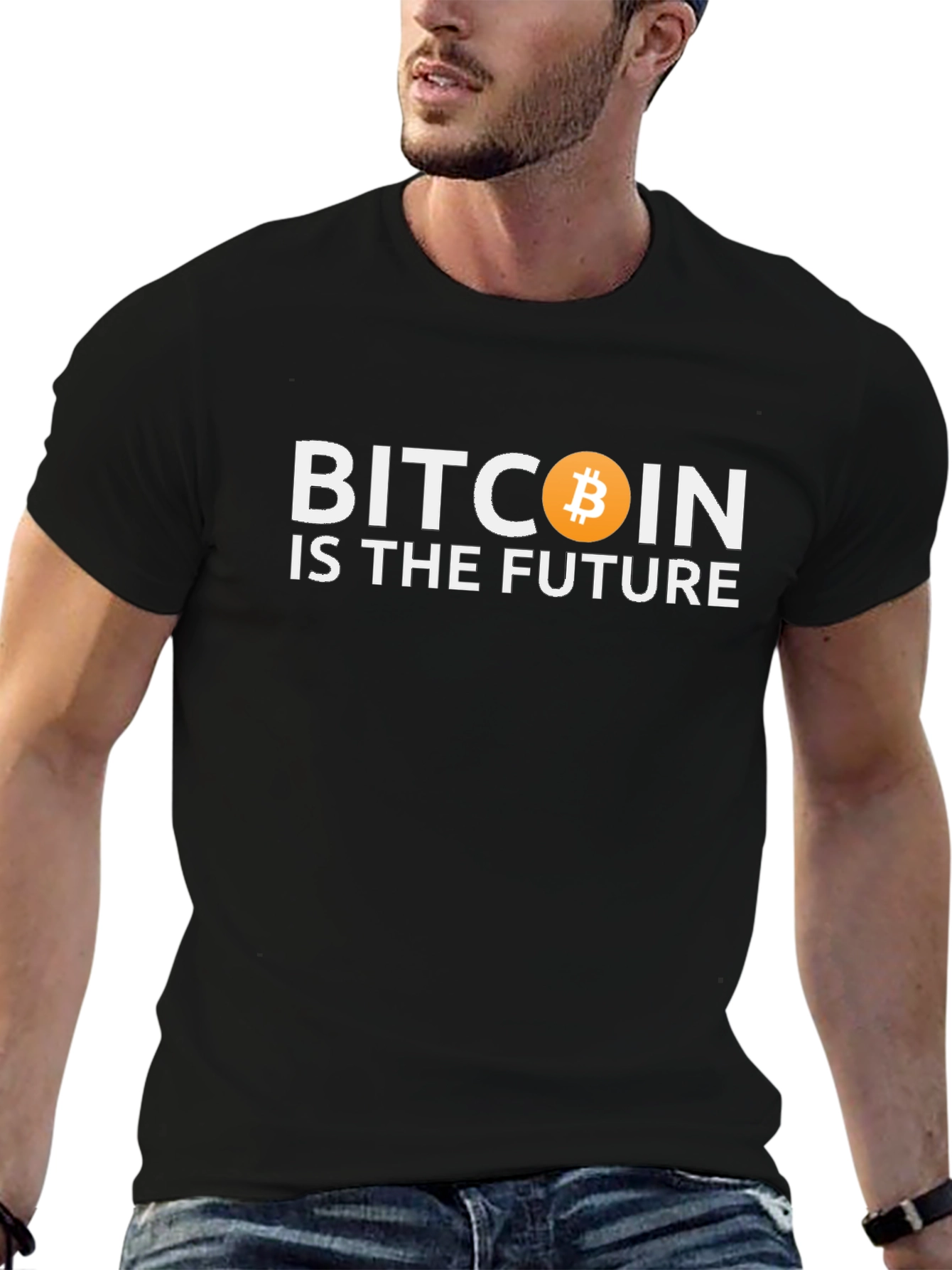 Bitcoin is the Future Black T-Shirt