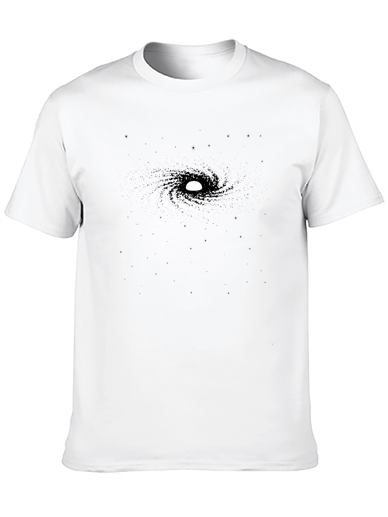 Black Hole Graphic Tee - Modern Style