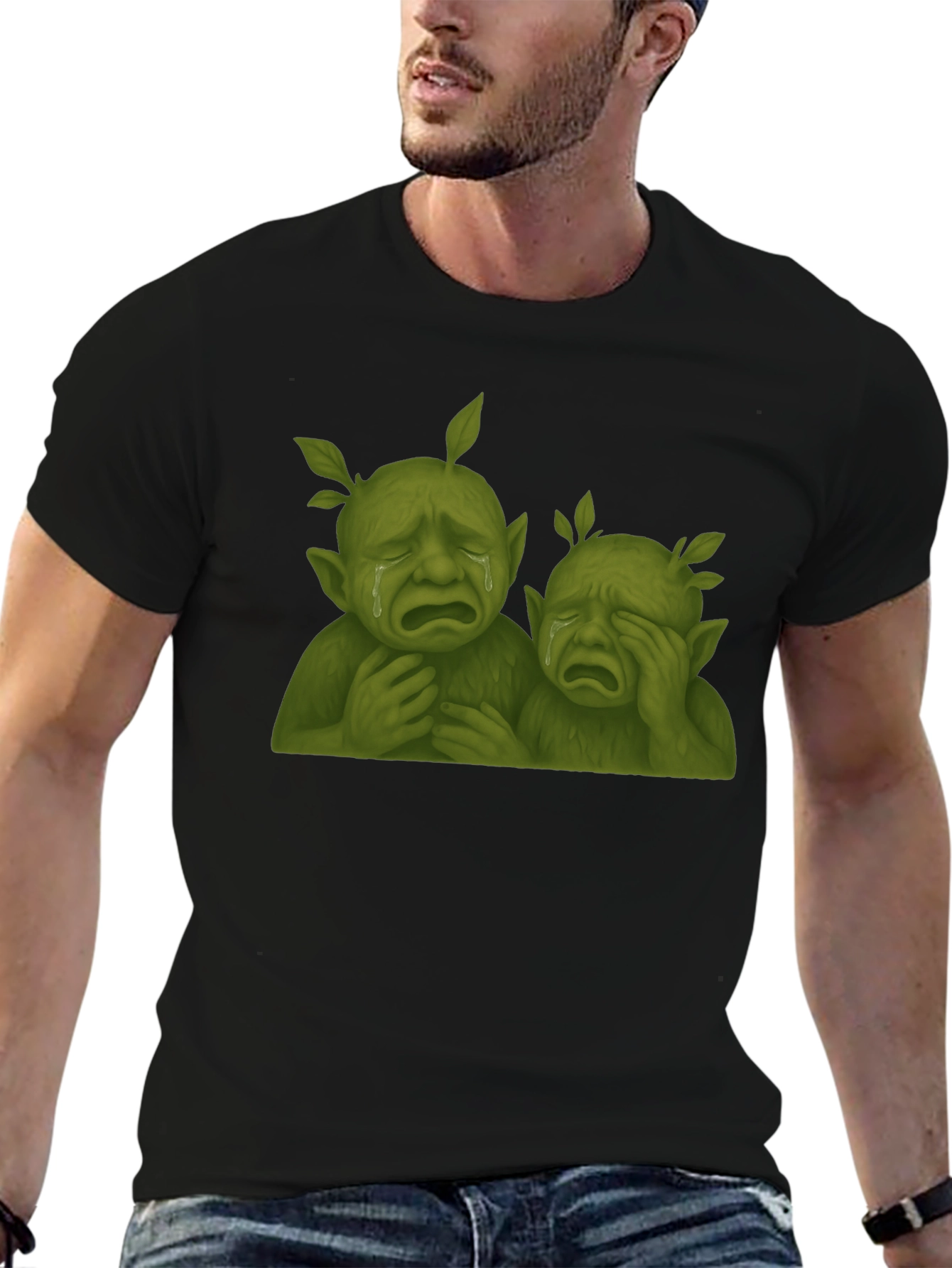 Sad Tree People Graphic T-Shirt