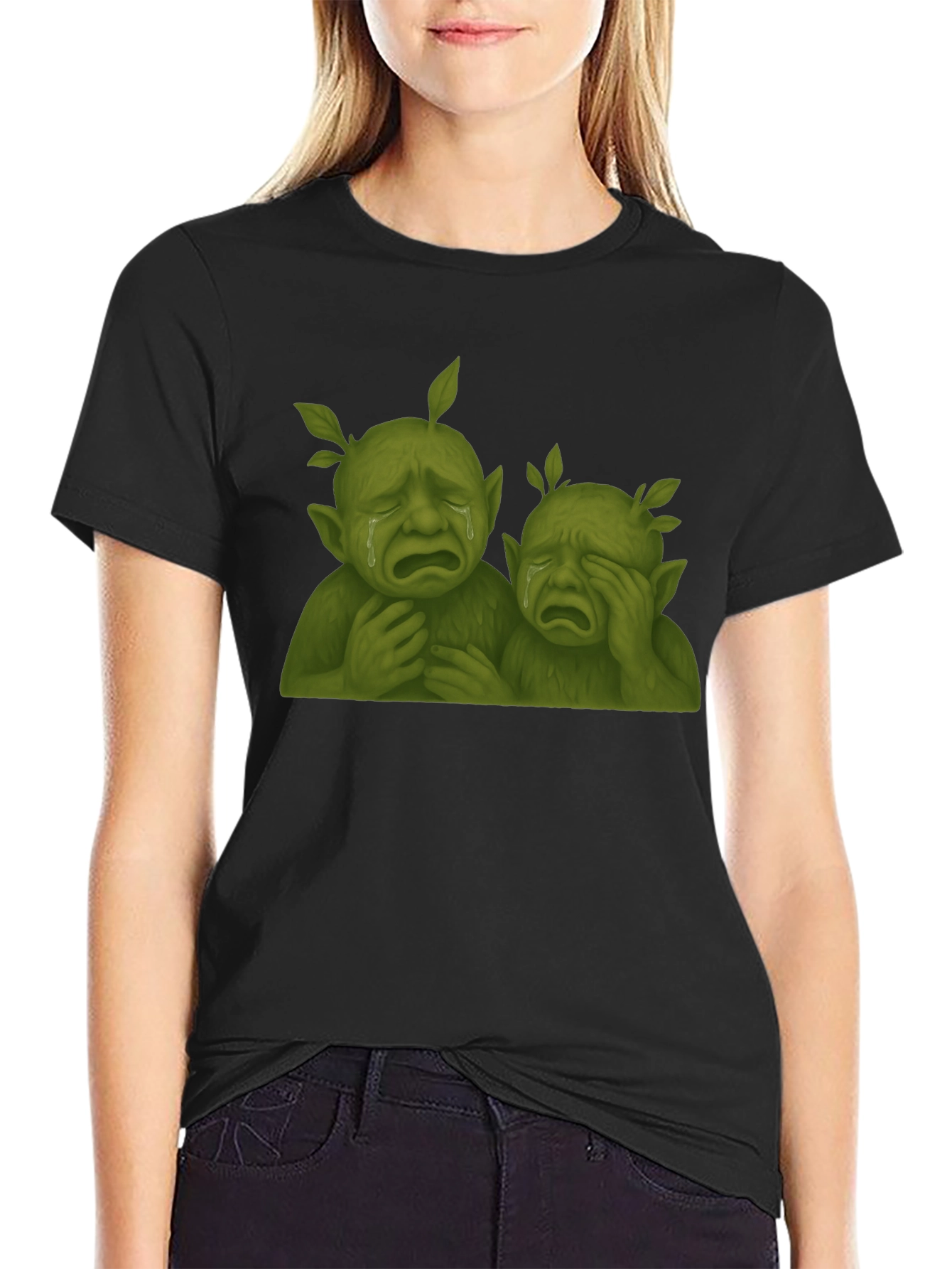 Sad Tree People Graphic T-Shirt