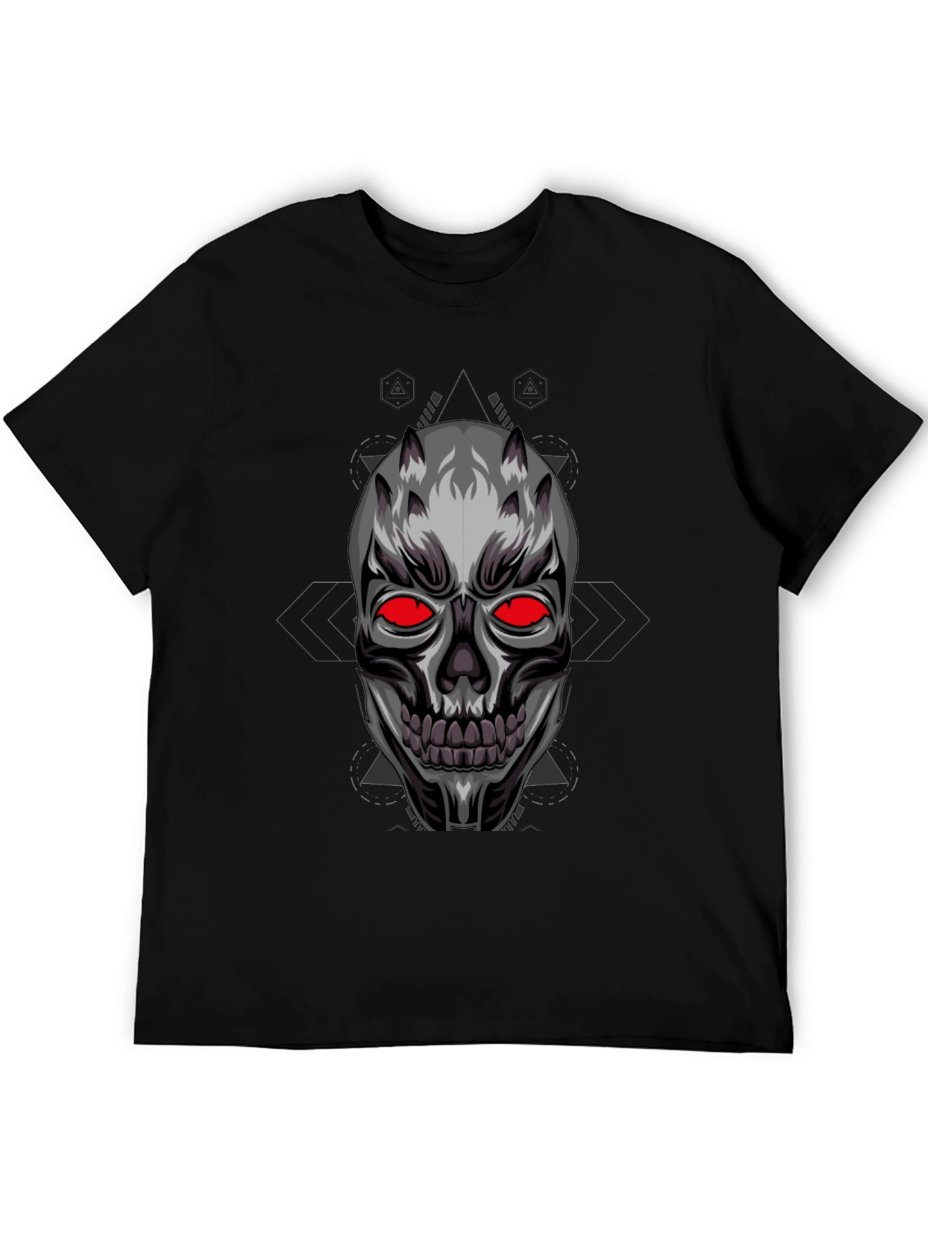 Skull Graphic Black T-Shirt
