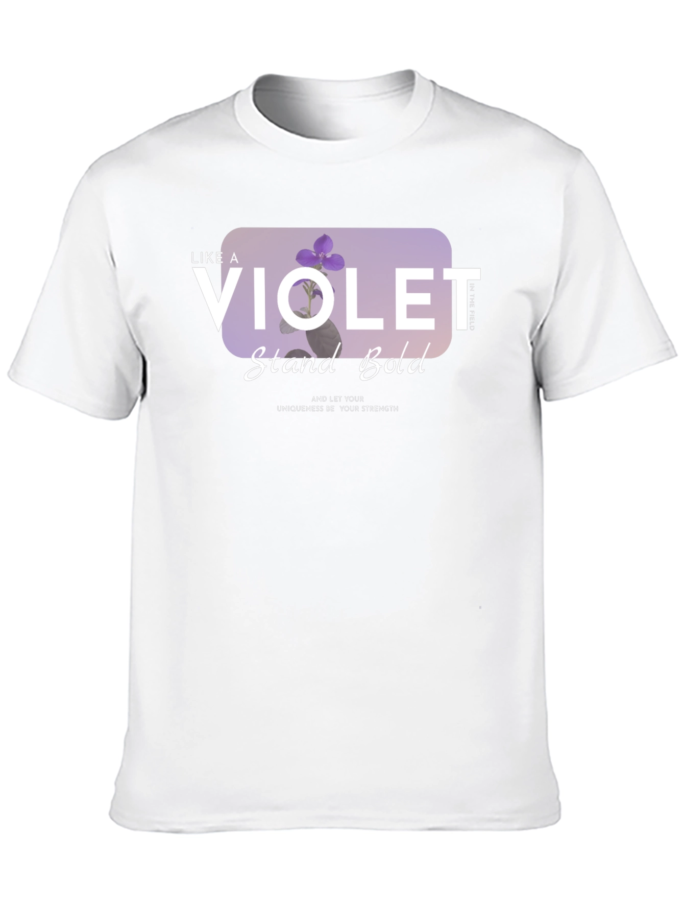 Violet Stand Bold T-Shirt