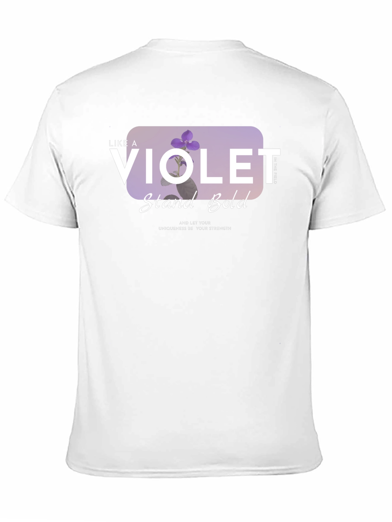 Violet Stand Bold T-Shirt