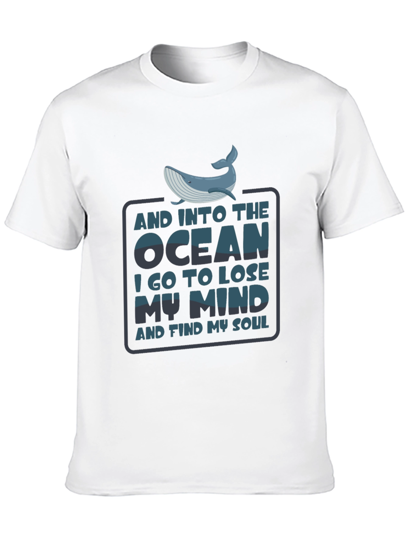 Ocean Mind & Soul Whale Graphic T-Shirt