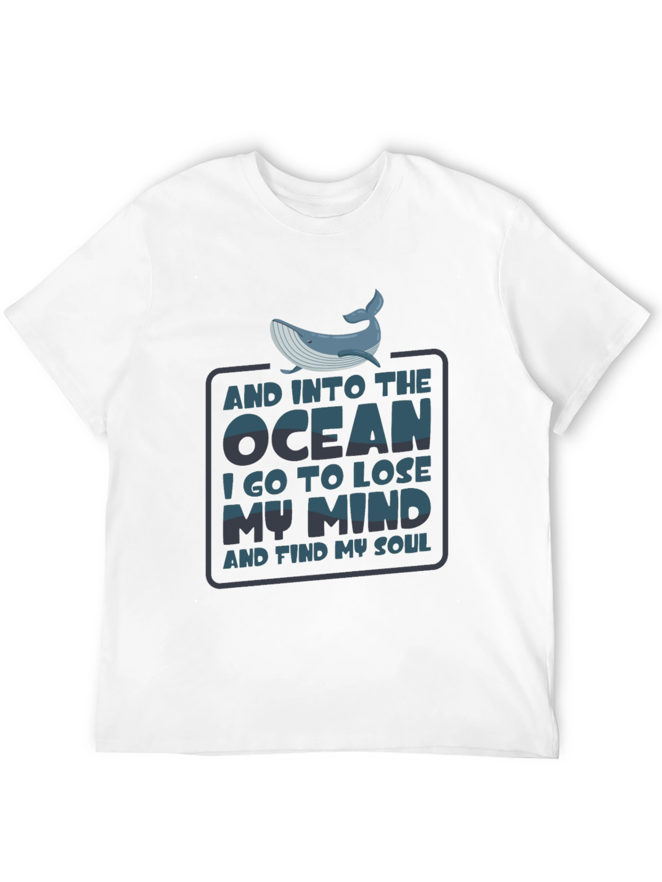 Ocean Mind & Soul Whale Graphic T-Shirt