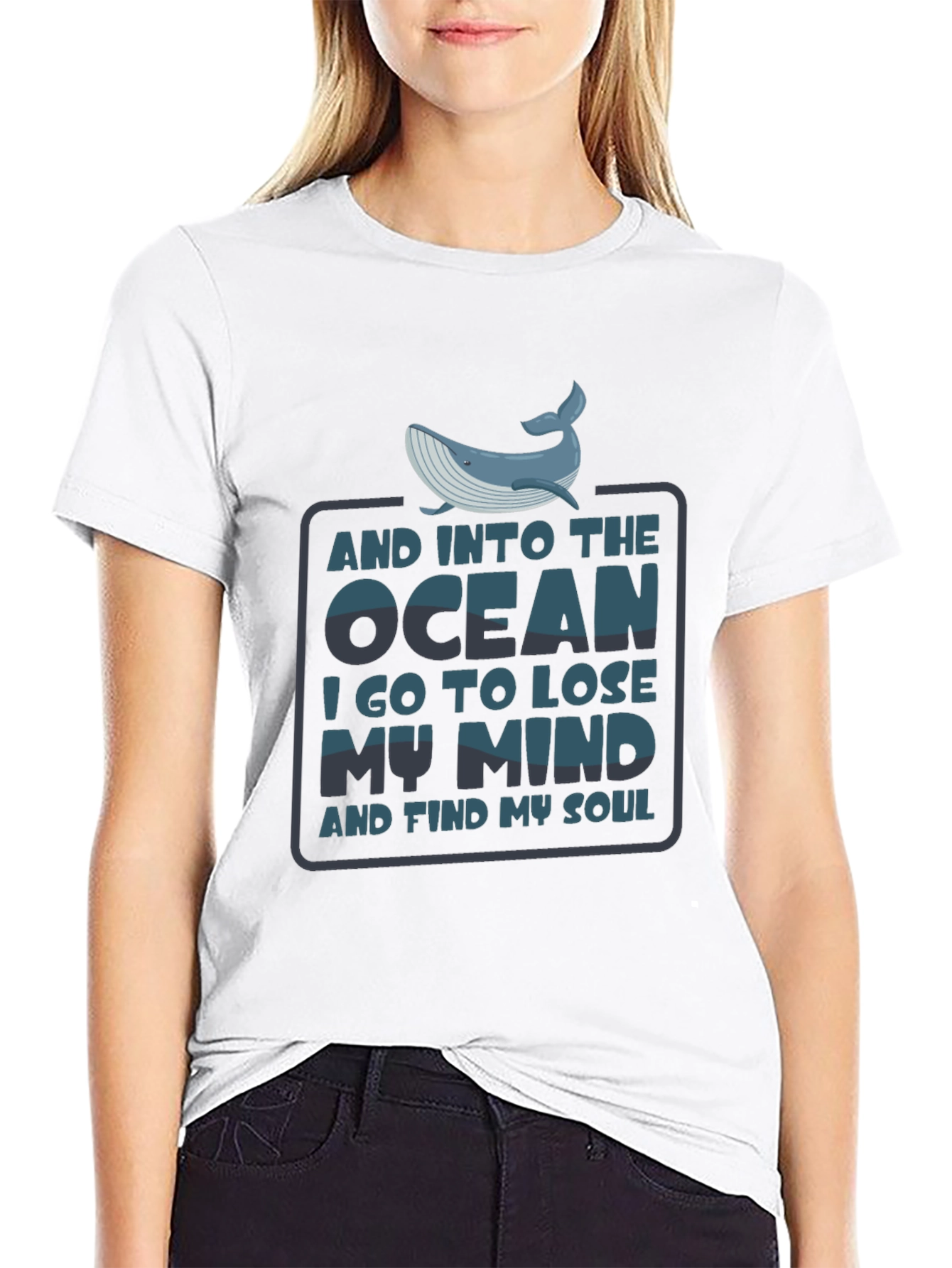 Ocean Mind & Soul Whale Graphic T-Shirt