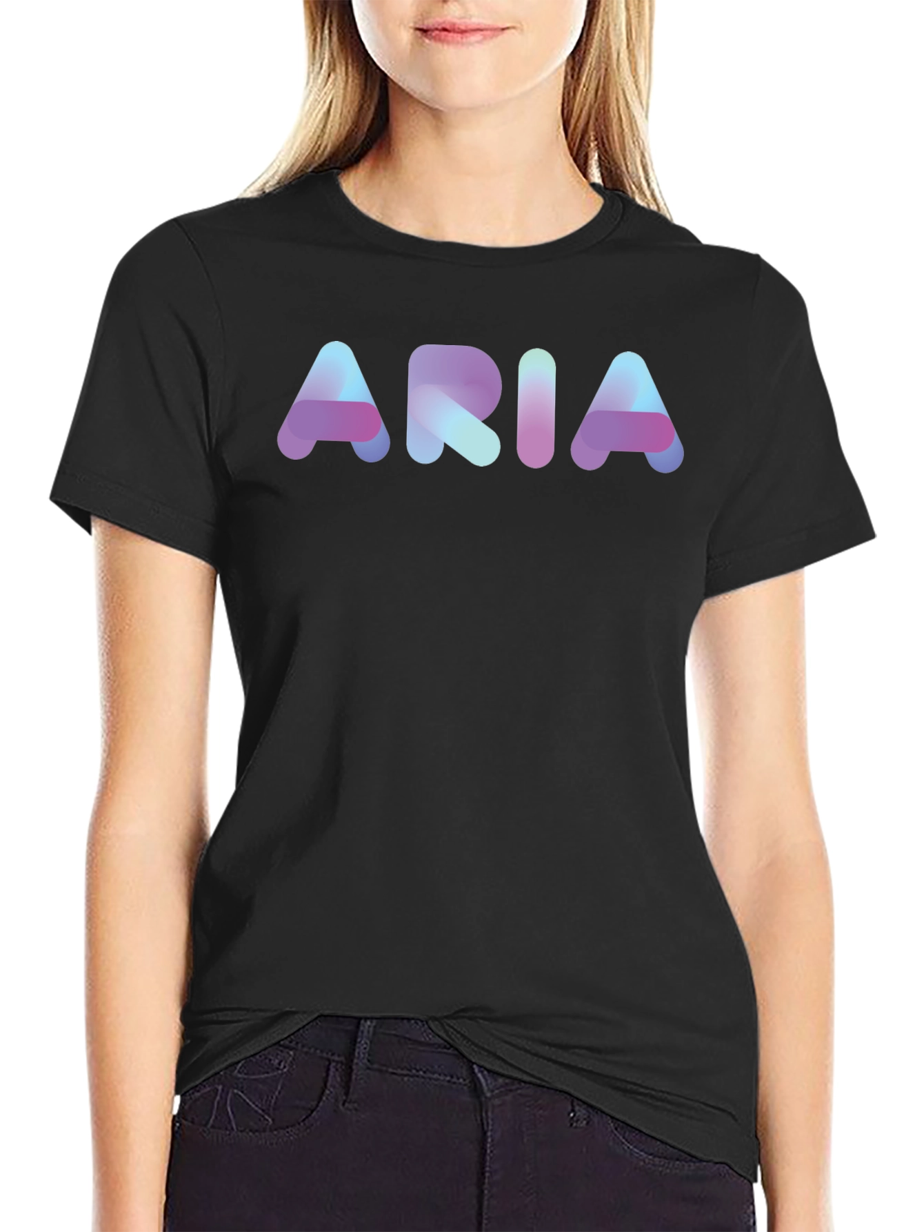 ARIA Graphic T-Shirt - Black