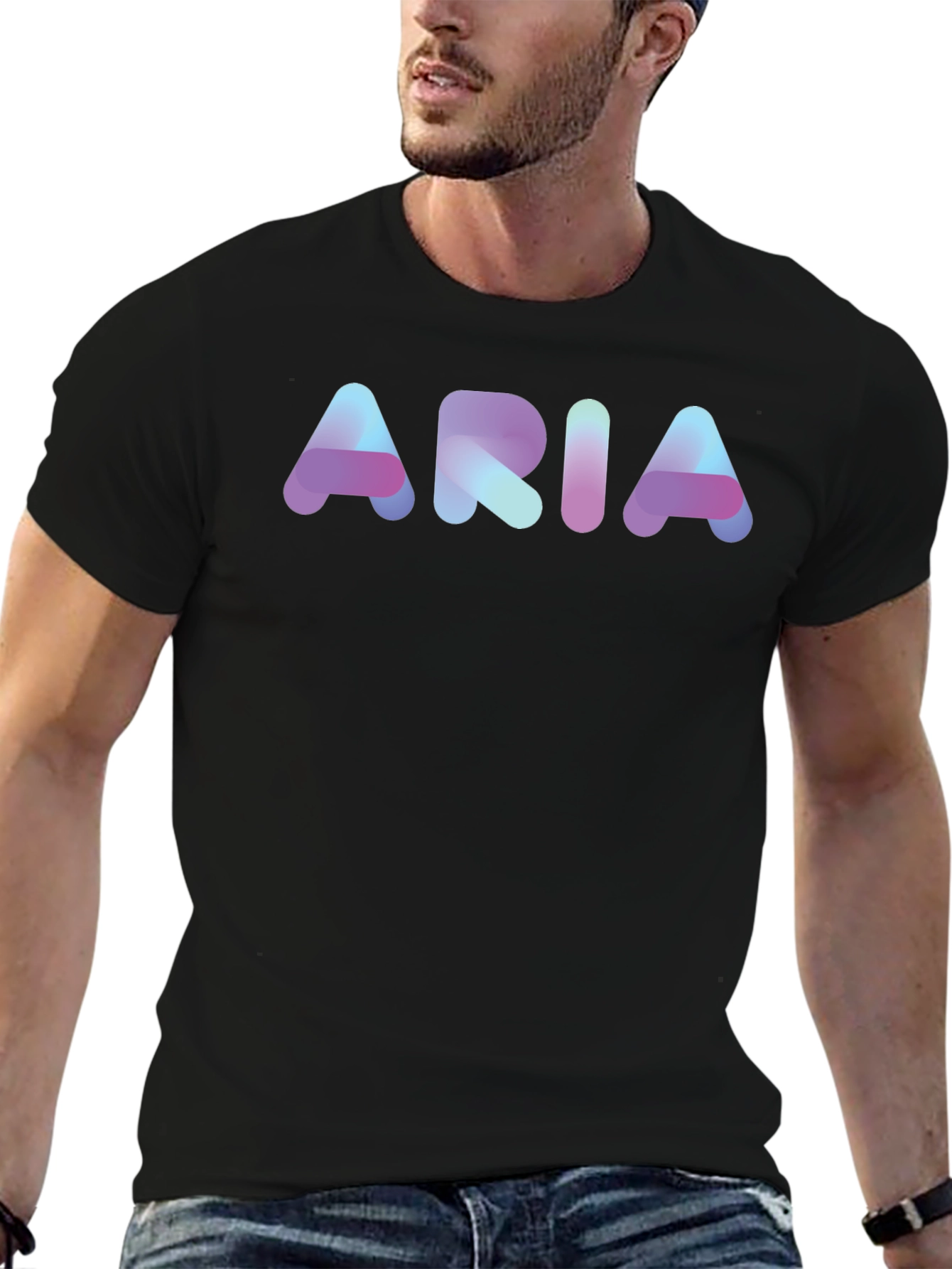 ARIA Graphic T-Shirt - Black