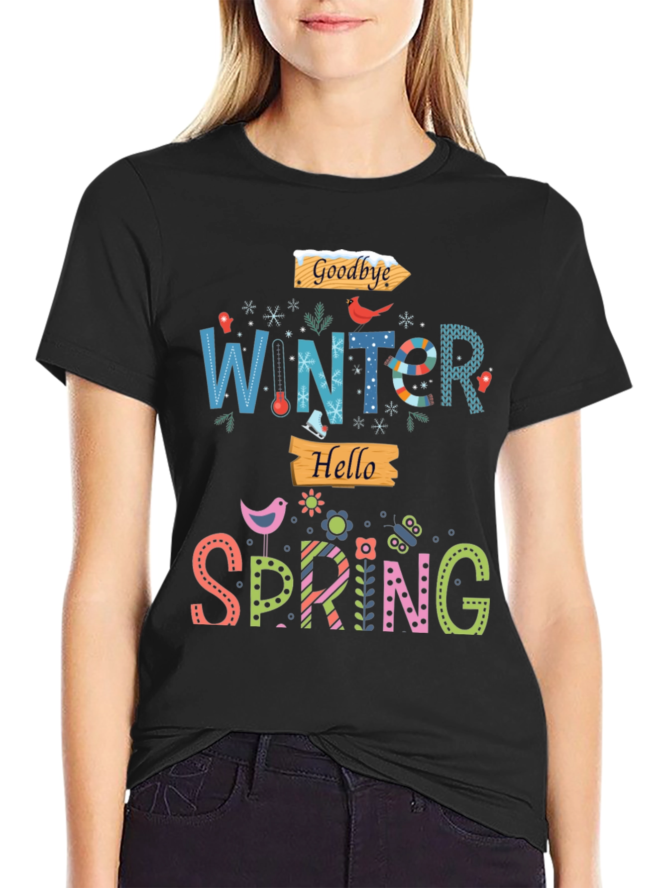 Goodbye Winter Hello Spring Graphic Tee