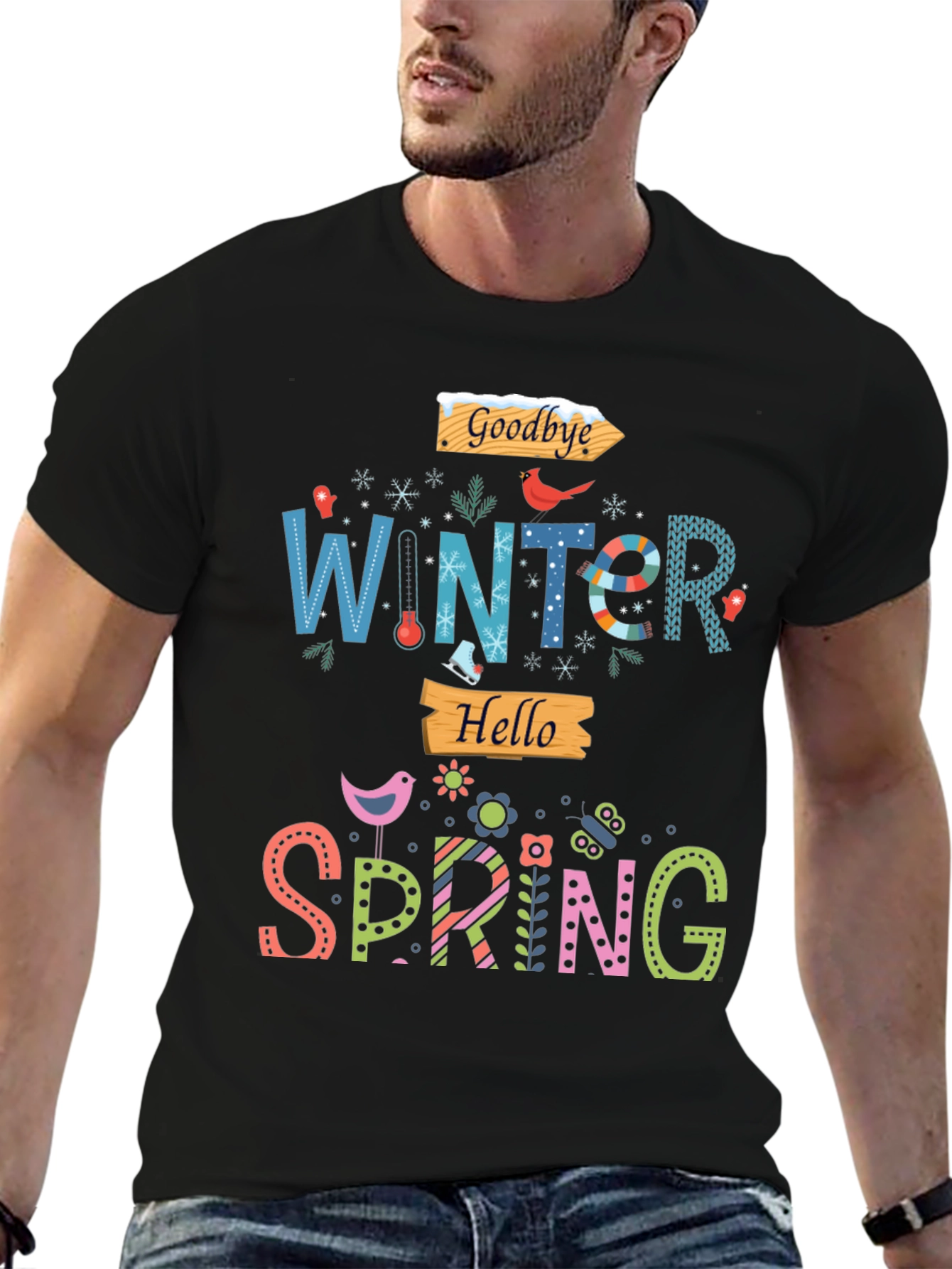 Goodbye Winter Hello Spring Graphic Tee