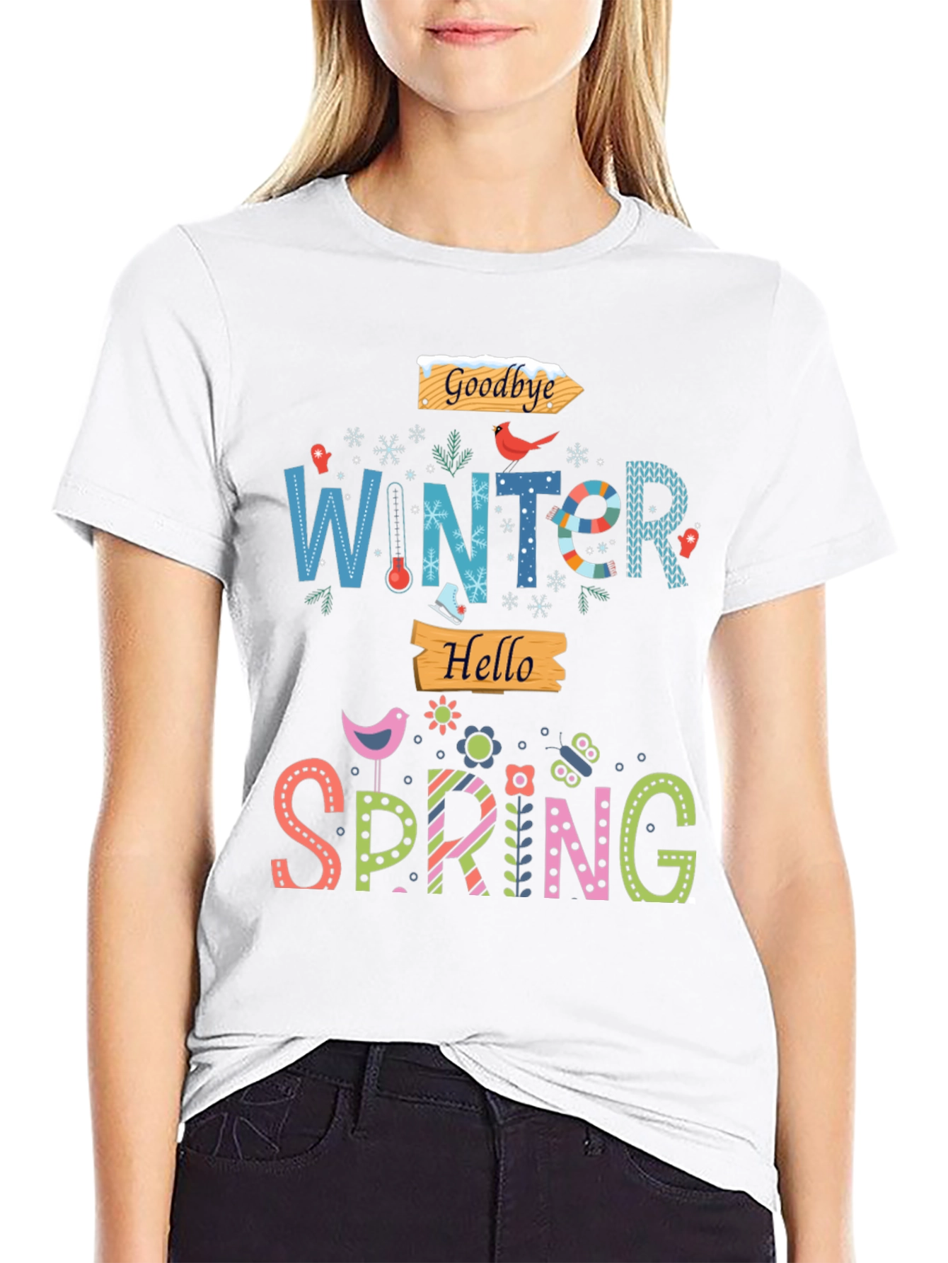 Goodbye Winter Hello Spring Graphic Tee