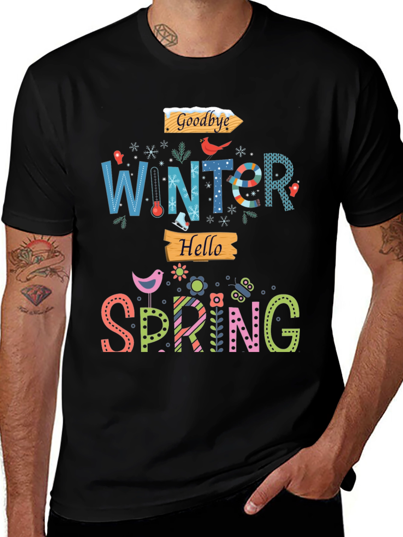 Goodbye Winter Hello Spring Graphic Tee