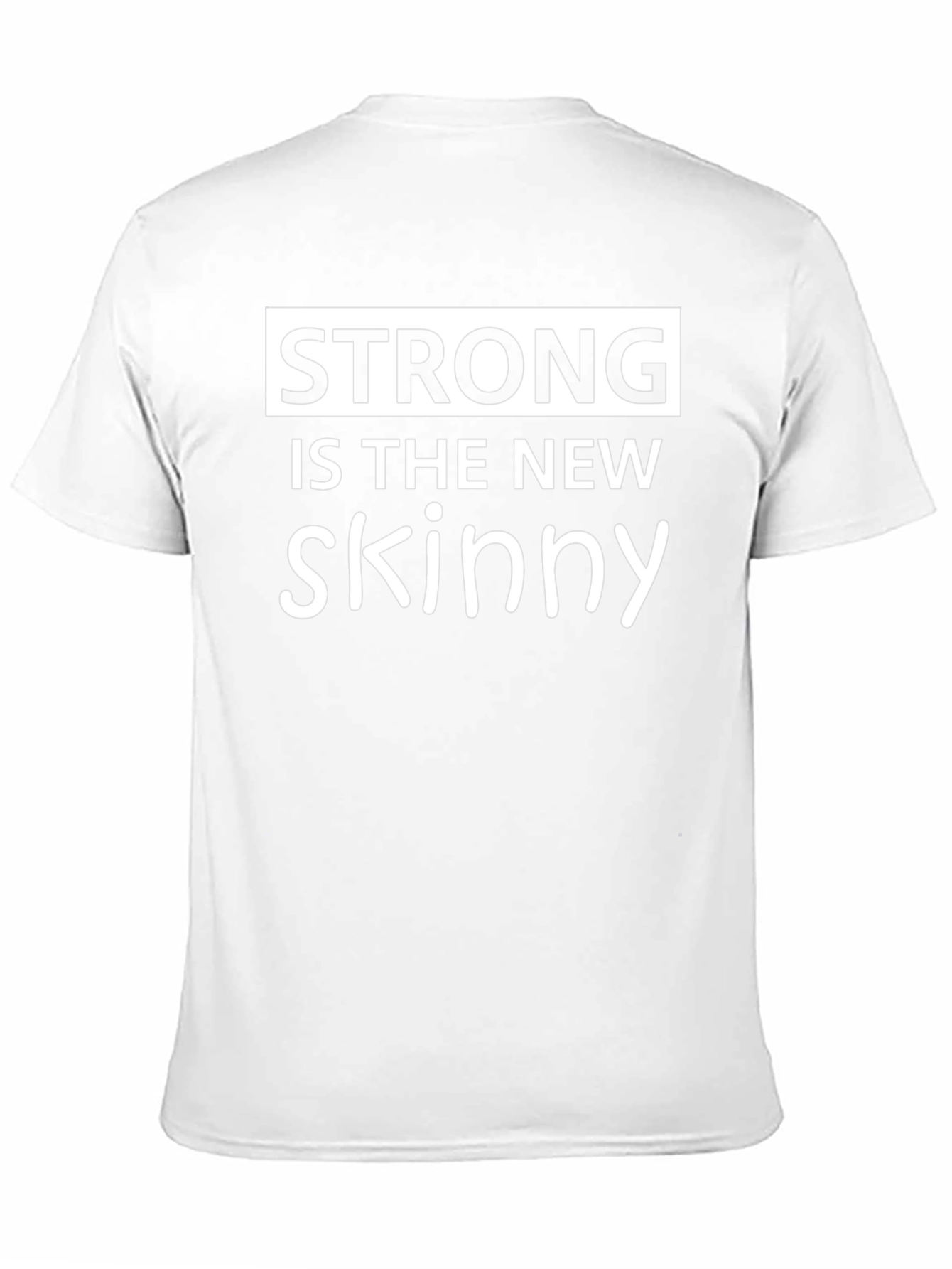 Strong is the New Skinny Black Graphic T-Shirt