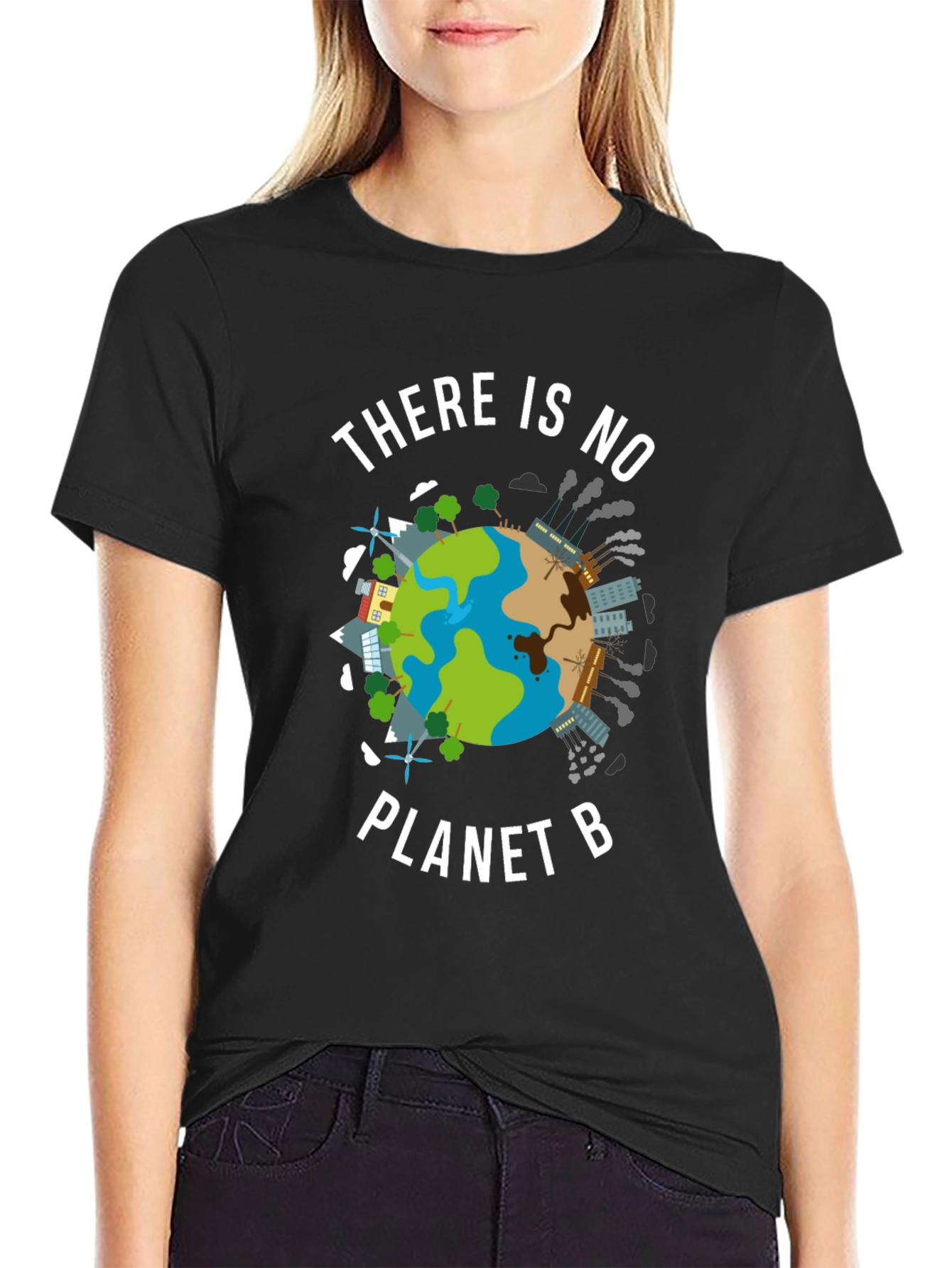 Eco-Friendly No Planet B Graphic T-Shirt