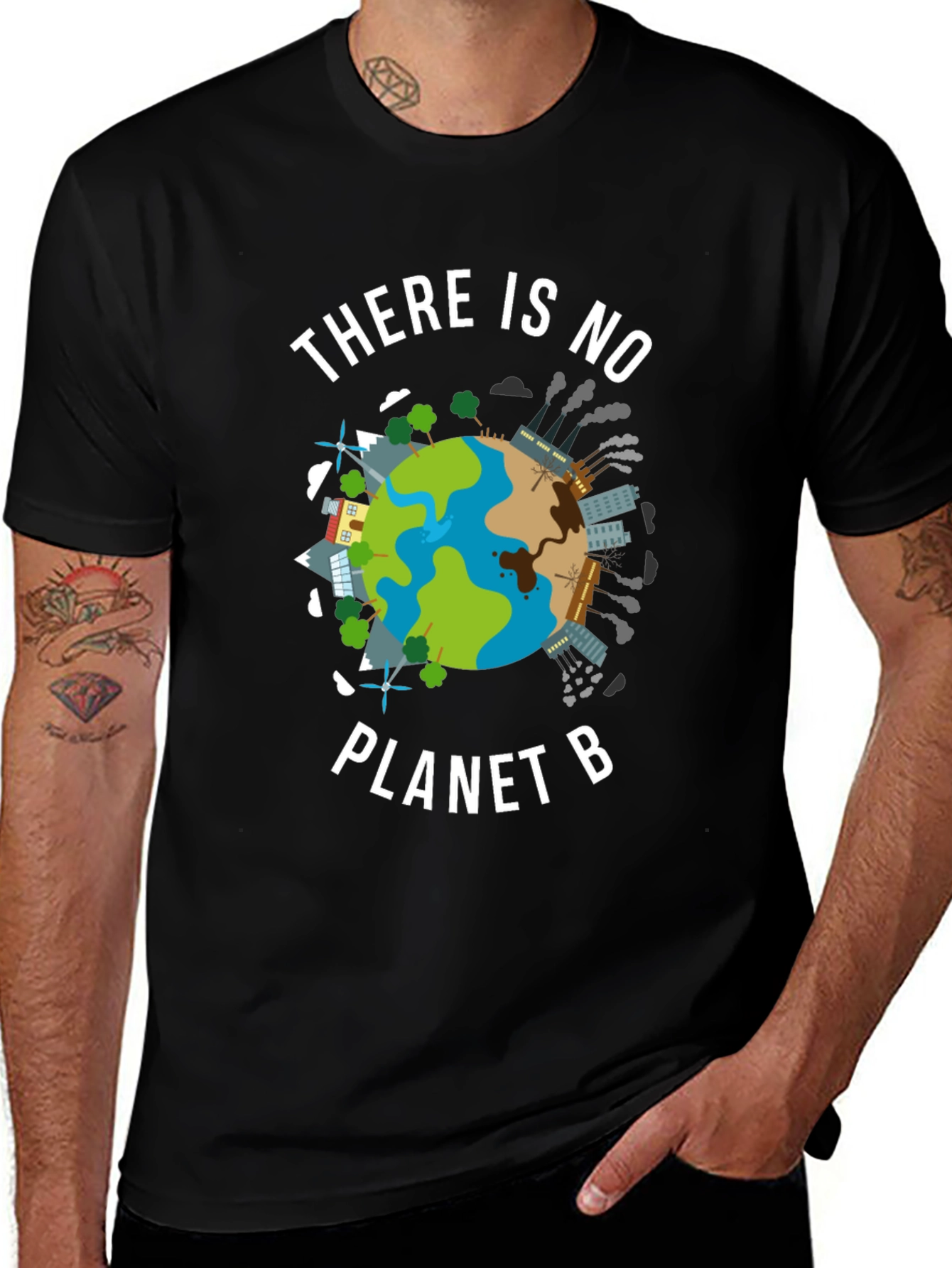 Eco-Friendly No Planet B Graphic T-Shirt