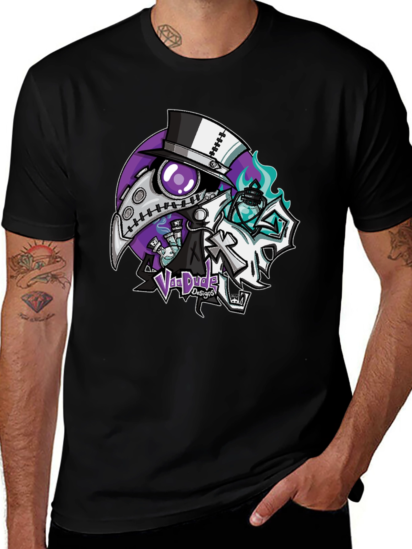 VooDoo Designs Plague Doctor Graphic Tee