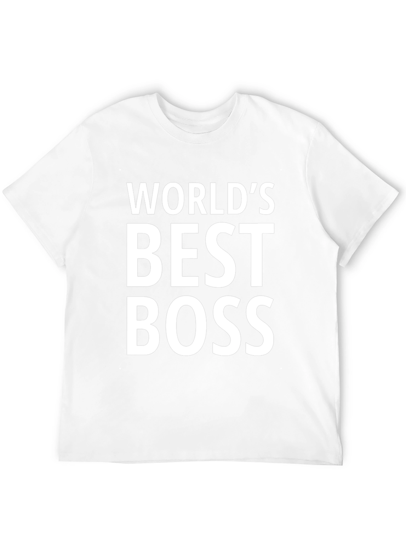 Worlds Best Boss Black T-Shirt