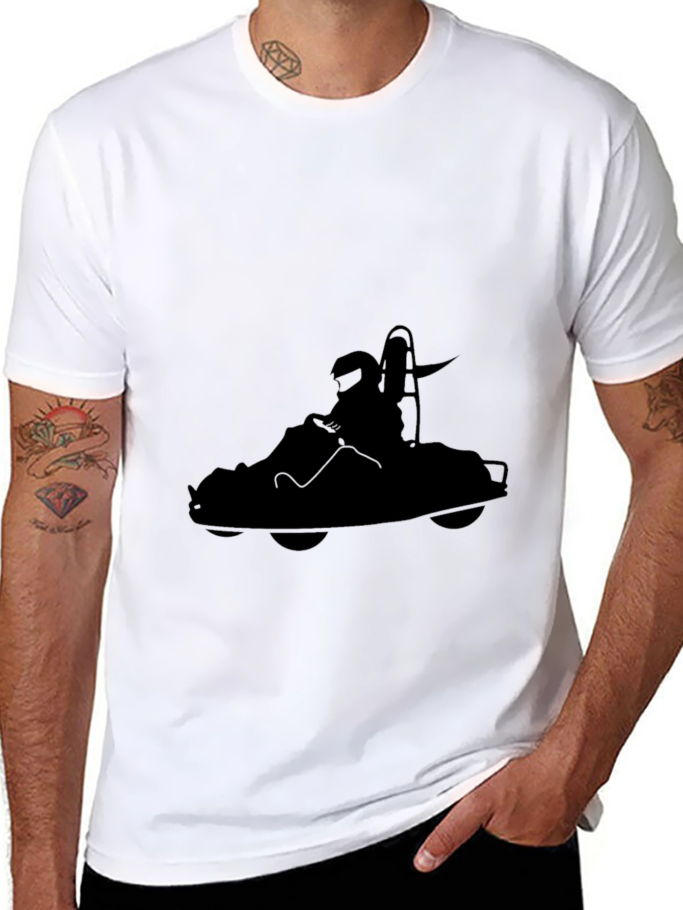 Black Go Kart T-Shirt