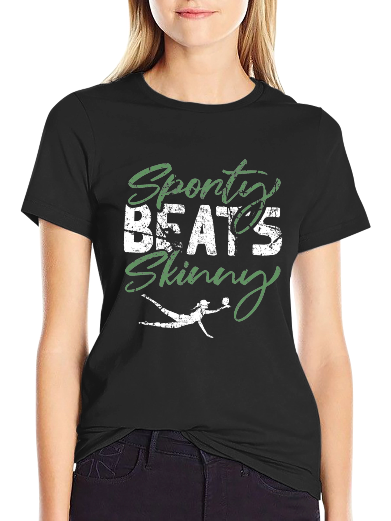 Sporty Beats Skinny T-Shirt