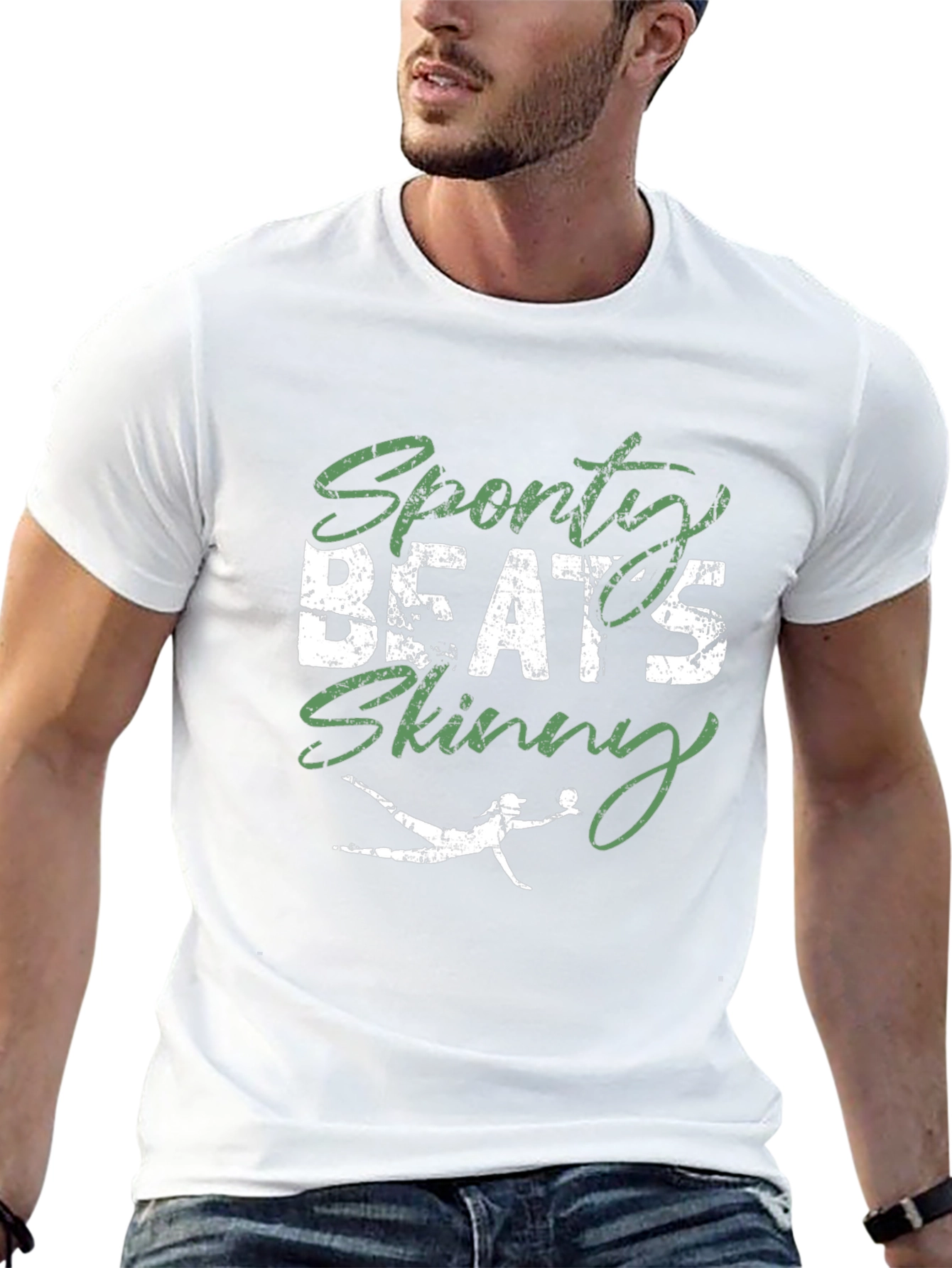 Sporty Beats Skinny T-Shirt