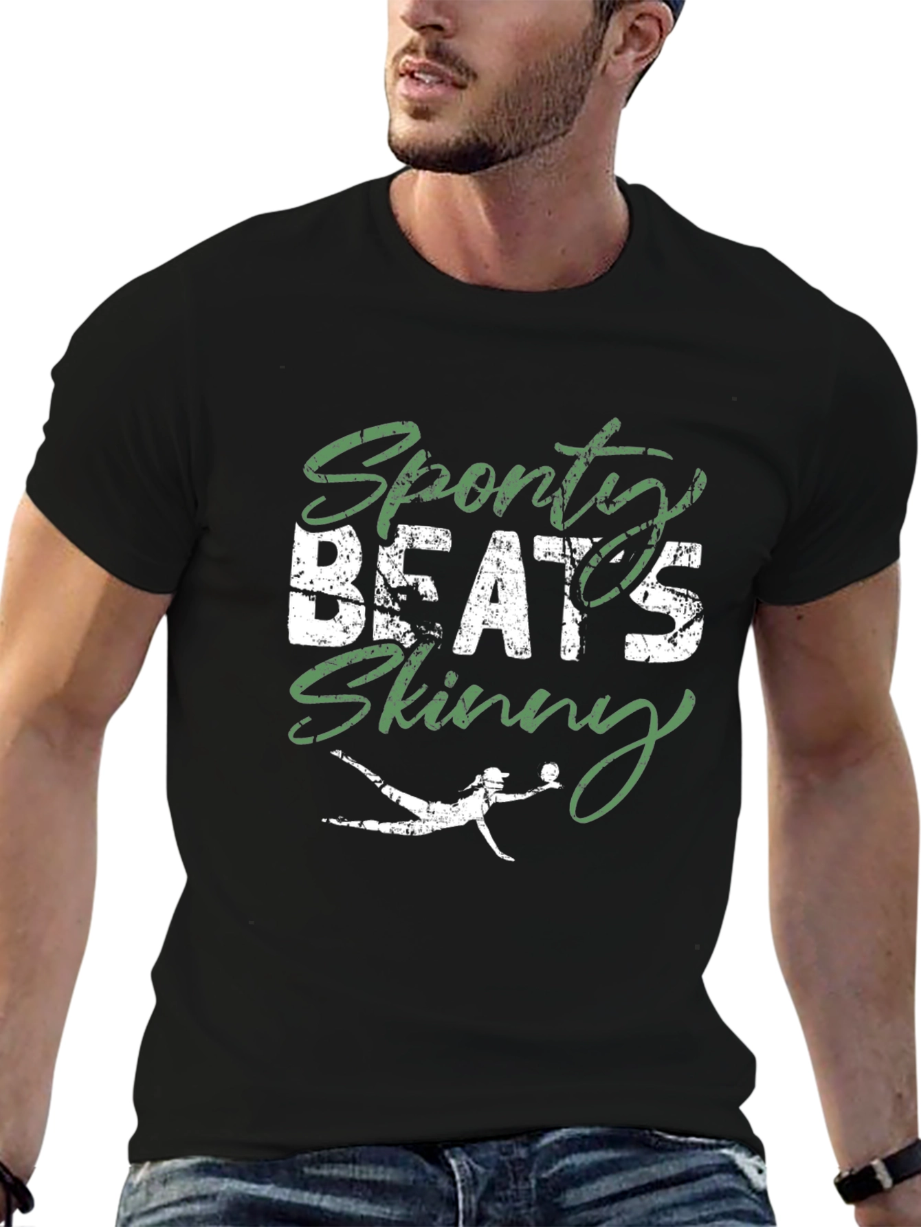 Sporty Beats Skinny T-Shirt