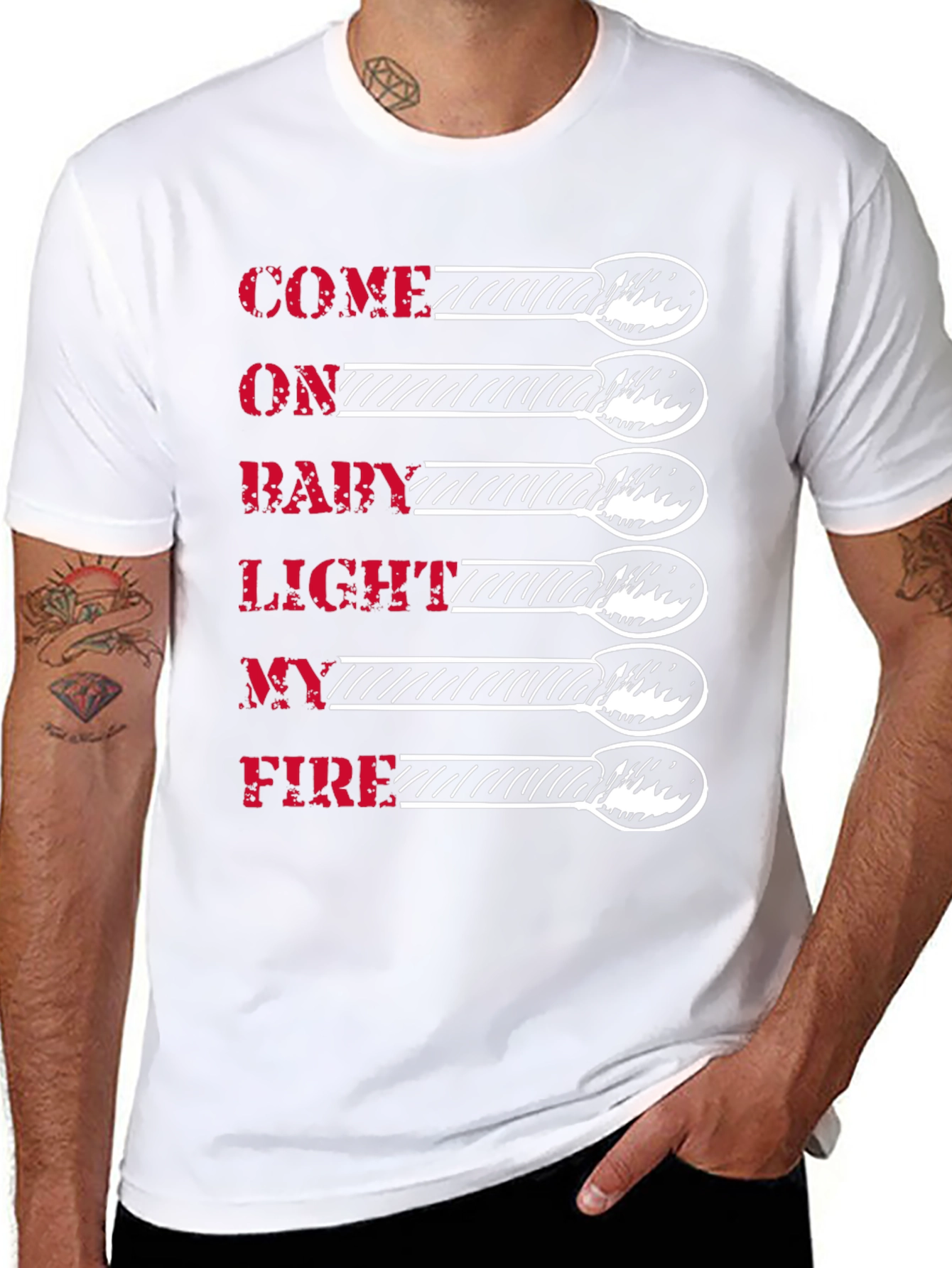 Come on Baby Light My Fire Graphic Tee
