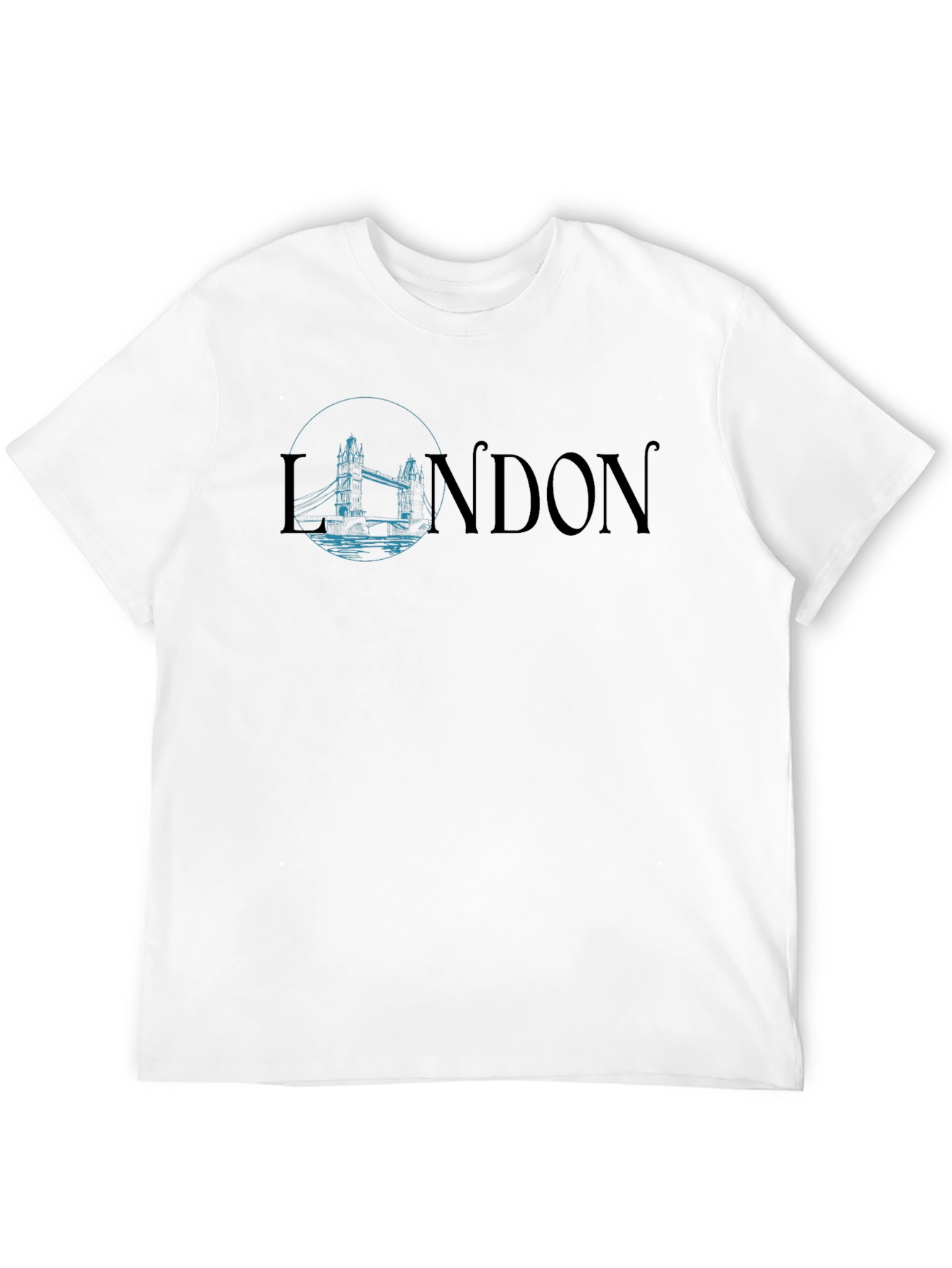 London Bridge Graphic Print Crew Neck Tee