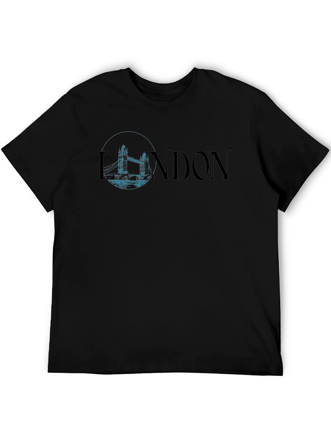 London Bridge Graphic Print Crew Neck Tee