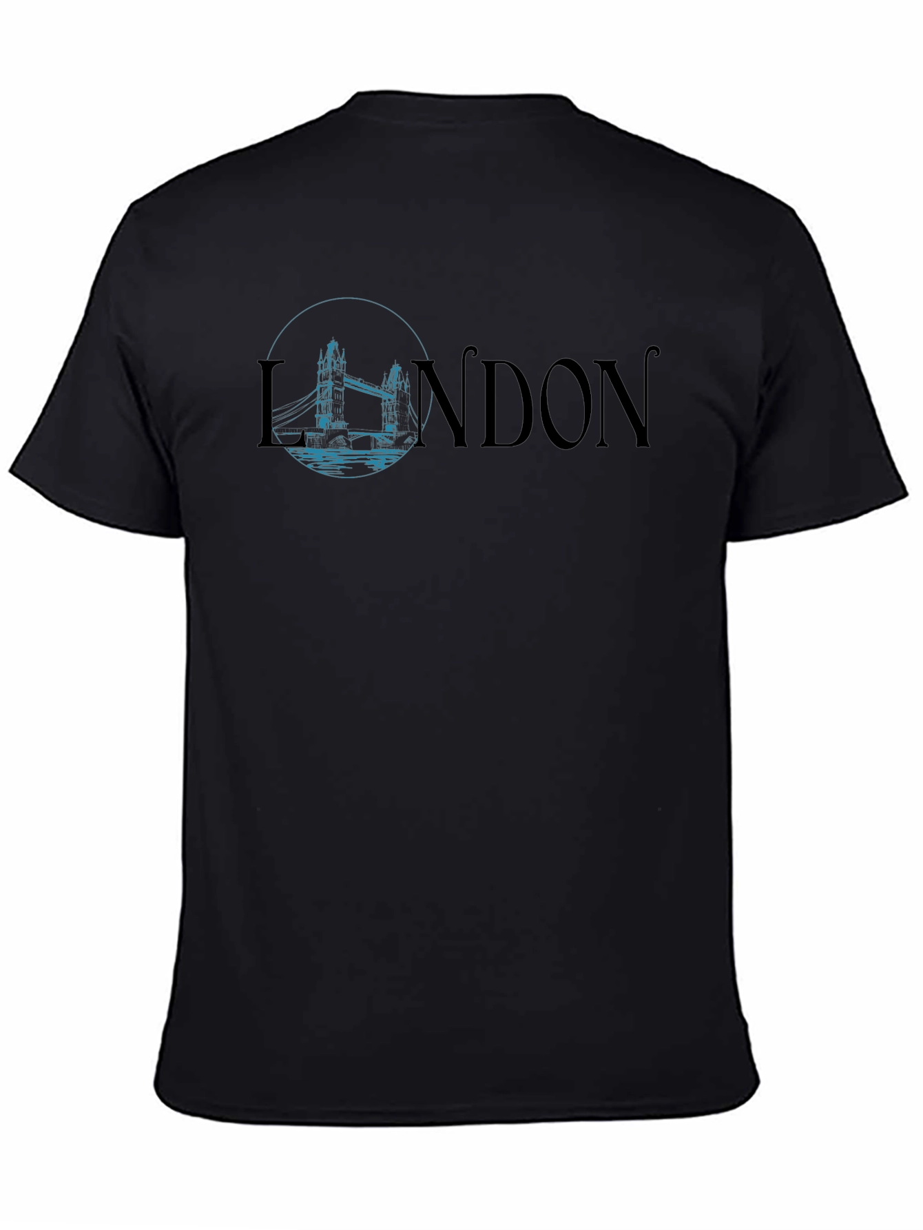 London Bridge Graphic Print Crew Neck Tee