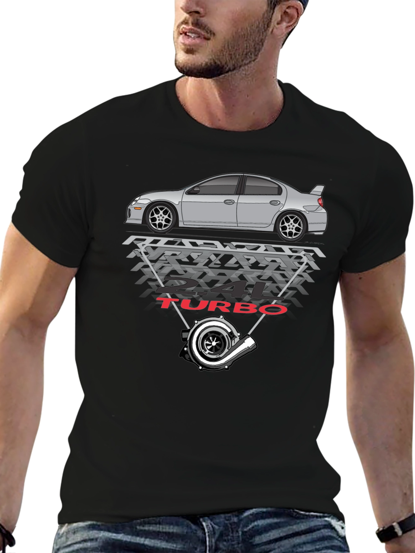 Turbo Car T-Shirt - Automotive Enthusiast Tee