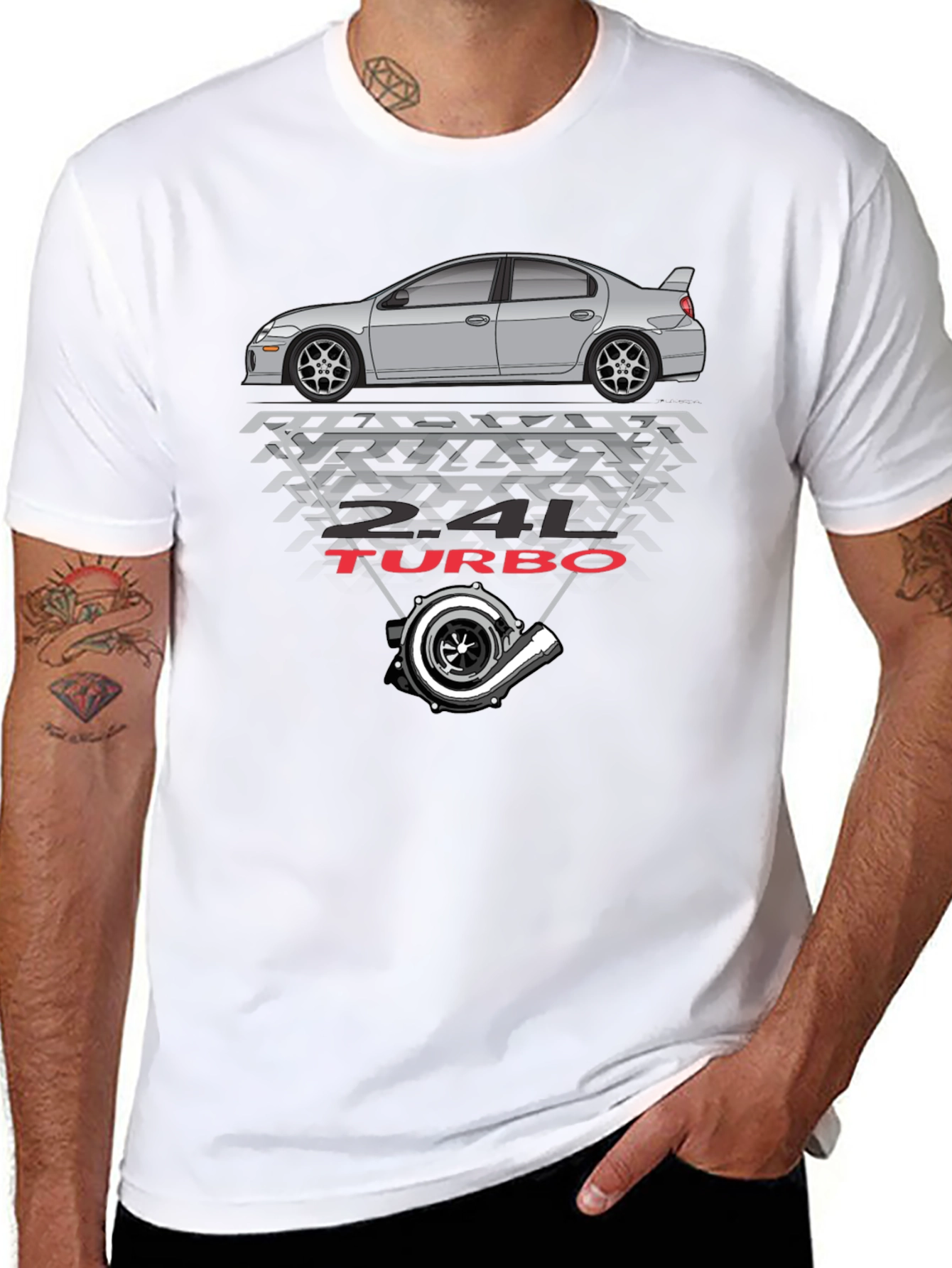 Turbo Car T-Shirt - Automotive Enthusiast Tee