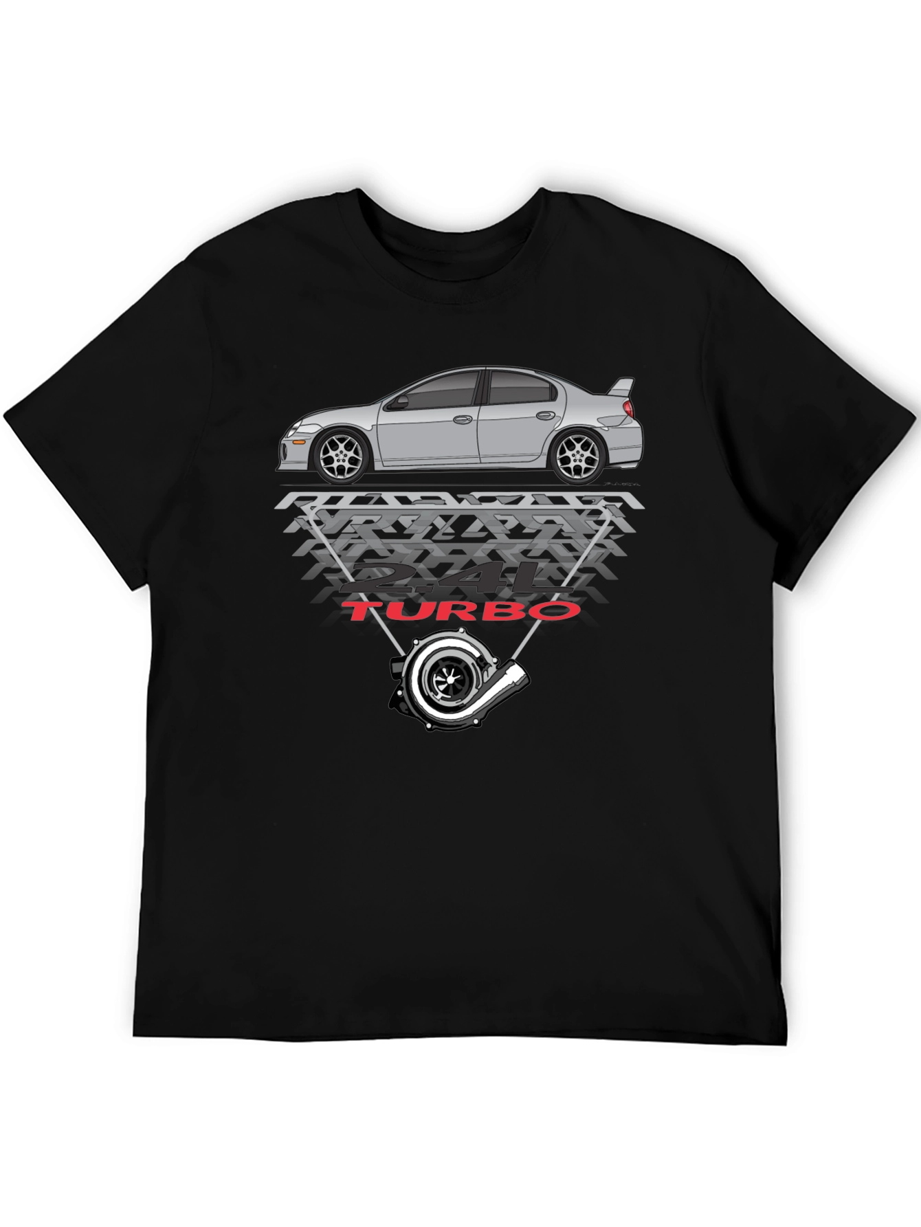 Turbo Car T-Shirt - Automotive Enthusiast Tee