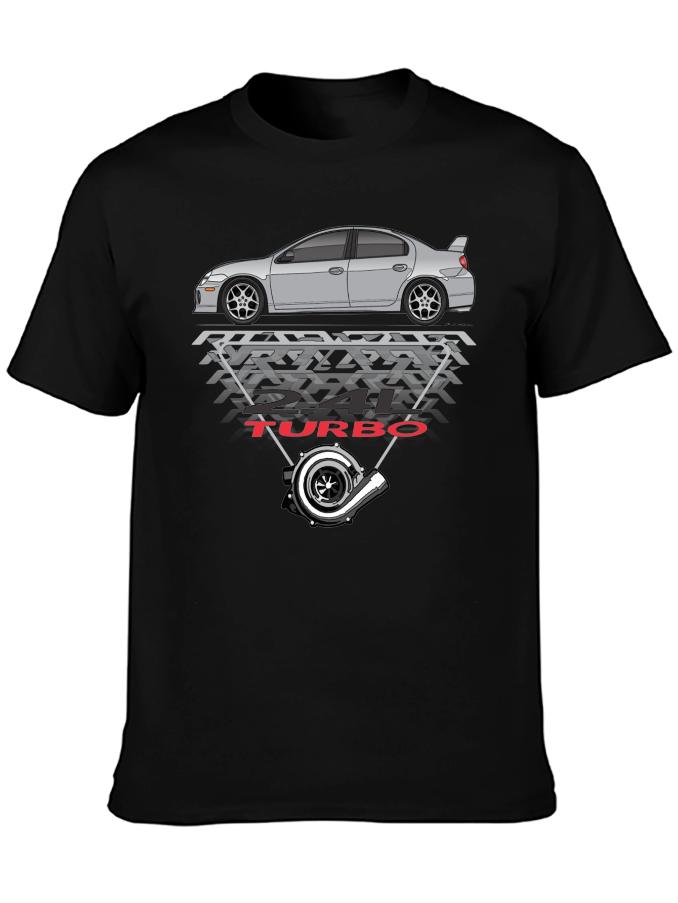 Turbo Car T-Shirt - Automotive Enthusiast Tee