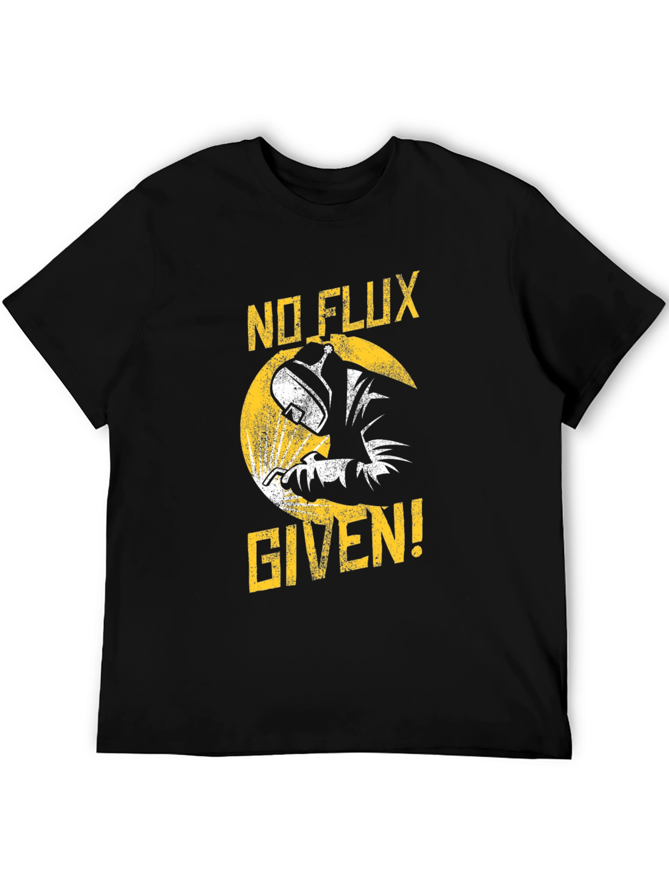No Flux Given Black Graphic Tee