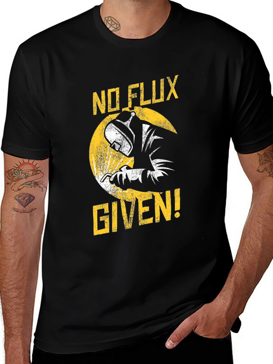 No Flux Given Black Graphic Tee