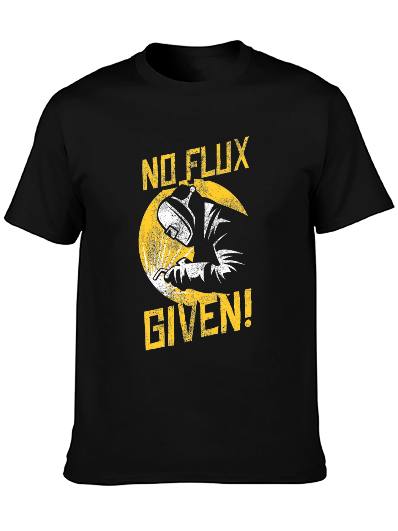 No Flux Given Black Graphic Tee