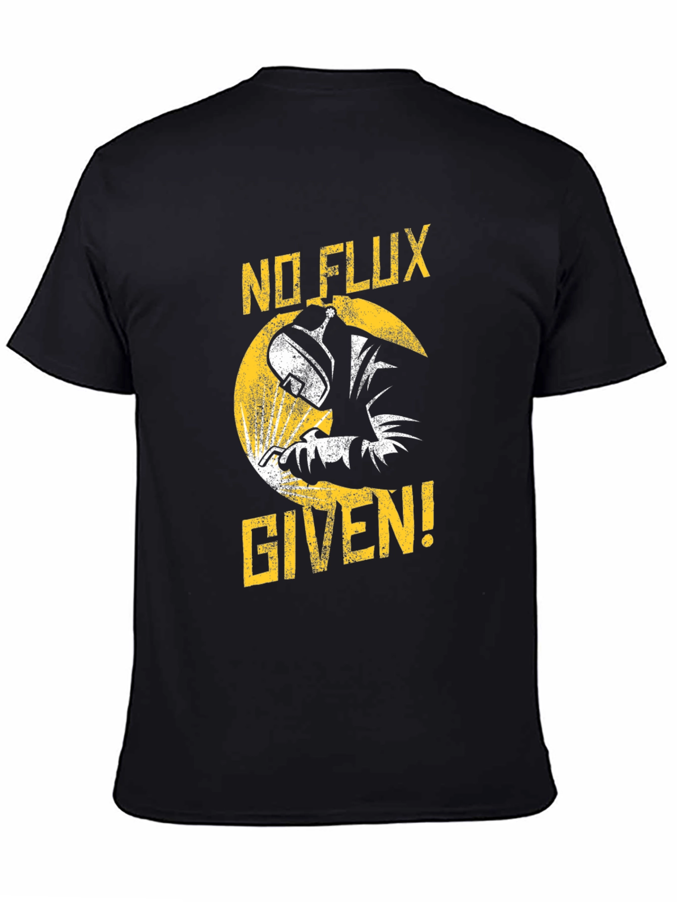 No Flux Given Black Graphic Tee