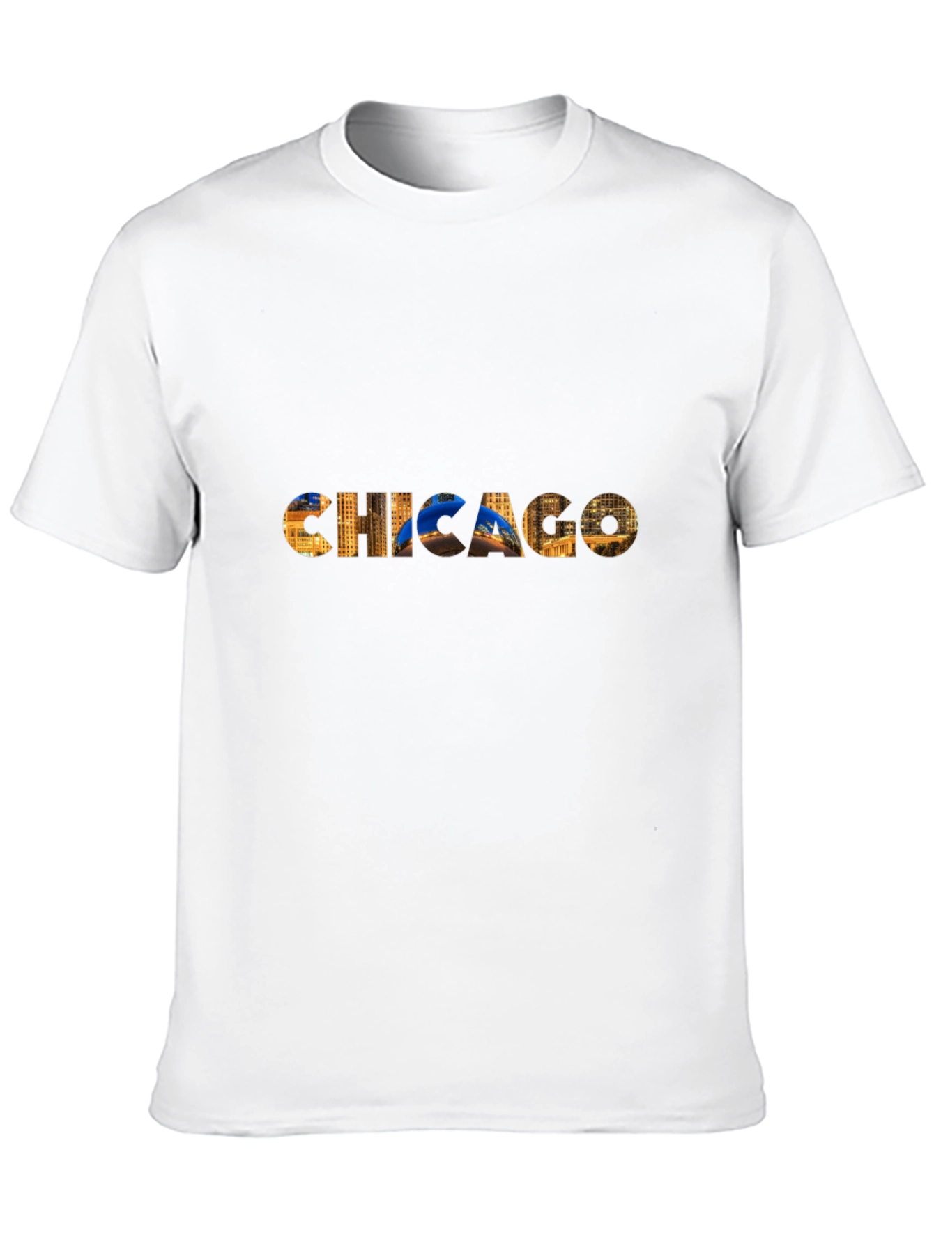 Chicago Skyline Graphic Black T-Shirt