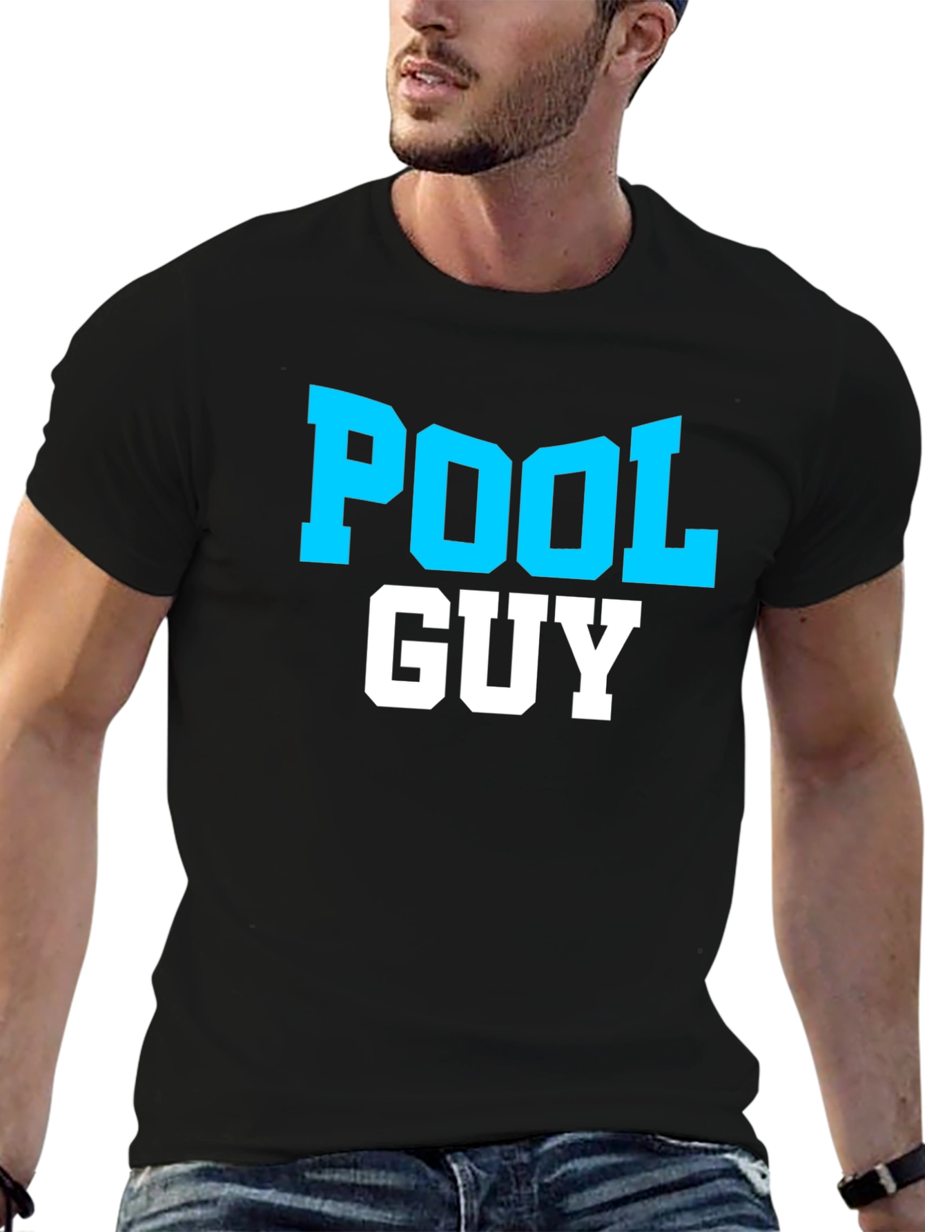 Pool Guy Graphic T-Shirt - Casual Cotton Tee