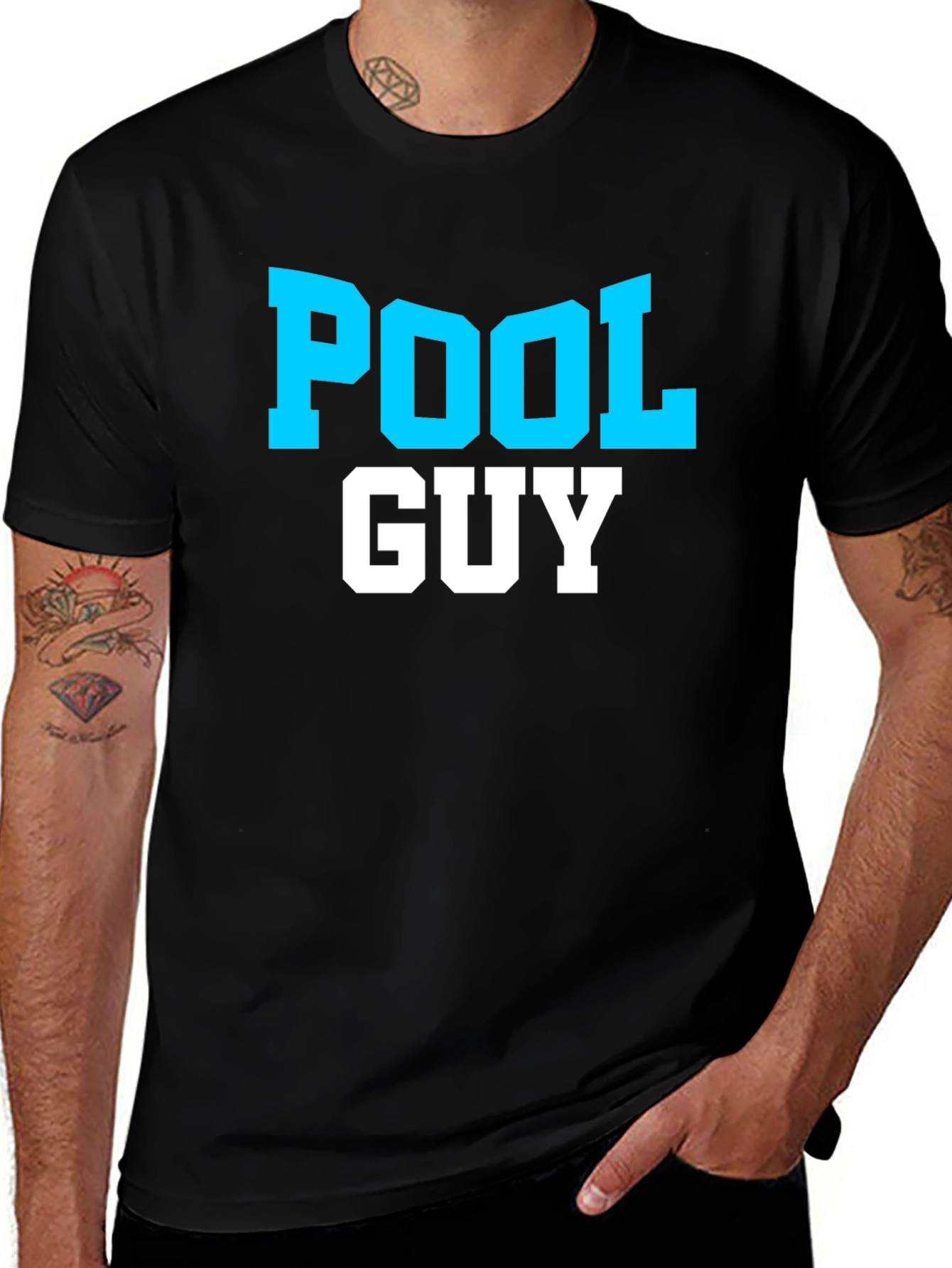Pool Guy Graphic T-Shirt - Casual Cotton Tee