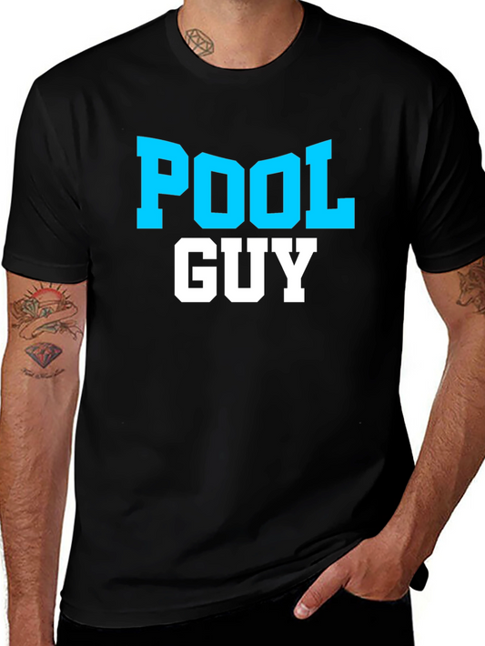 Pool Guy Graphic T-Shirt - Casual Cotton Tee