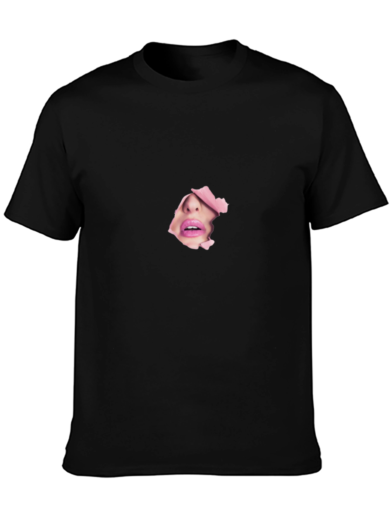 Ripped Paper Graphic Tee - Edgy & Unique