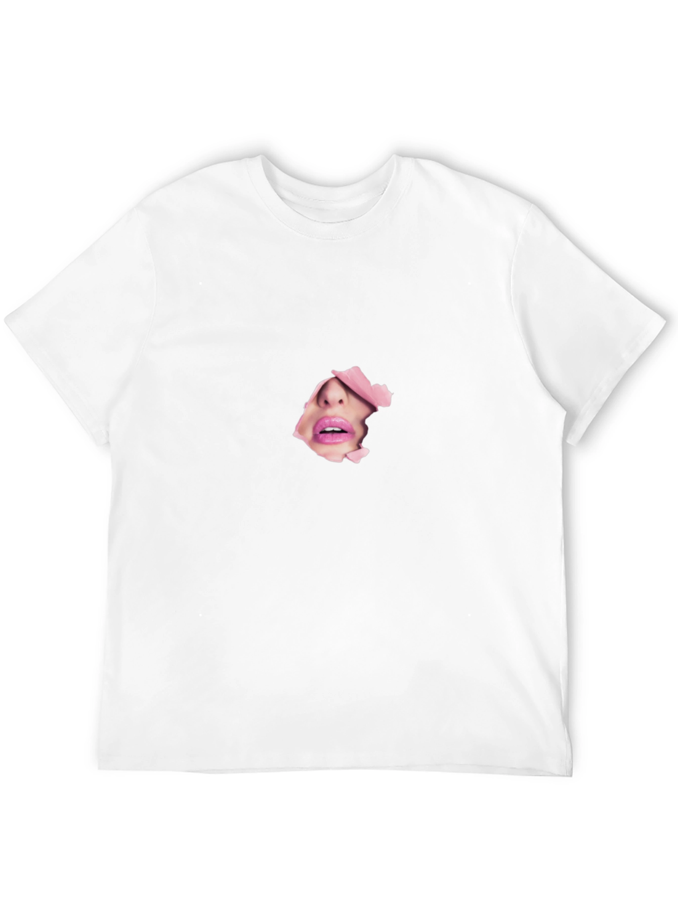 Ripped Paper Graphic Tee - Edgy & Unique